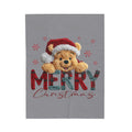 Magical Christmas Cartoon Blanket Merry Christmas Teddy Plush Blanket Soft Velveteen Holiday Throw
