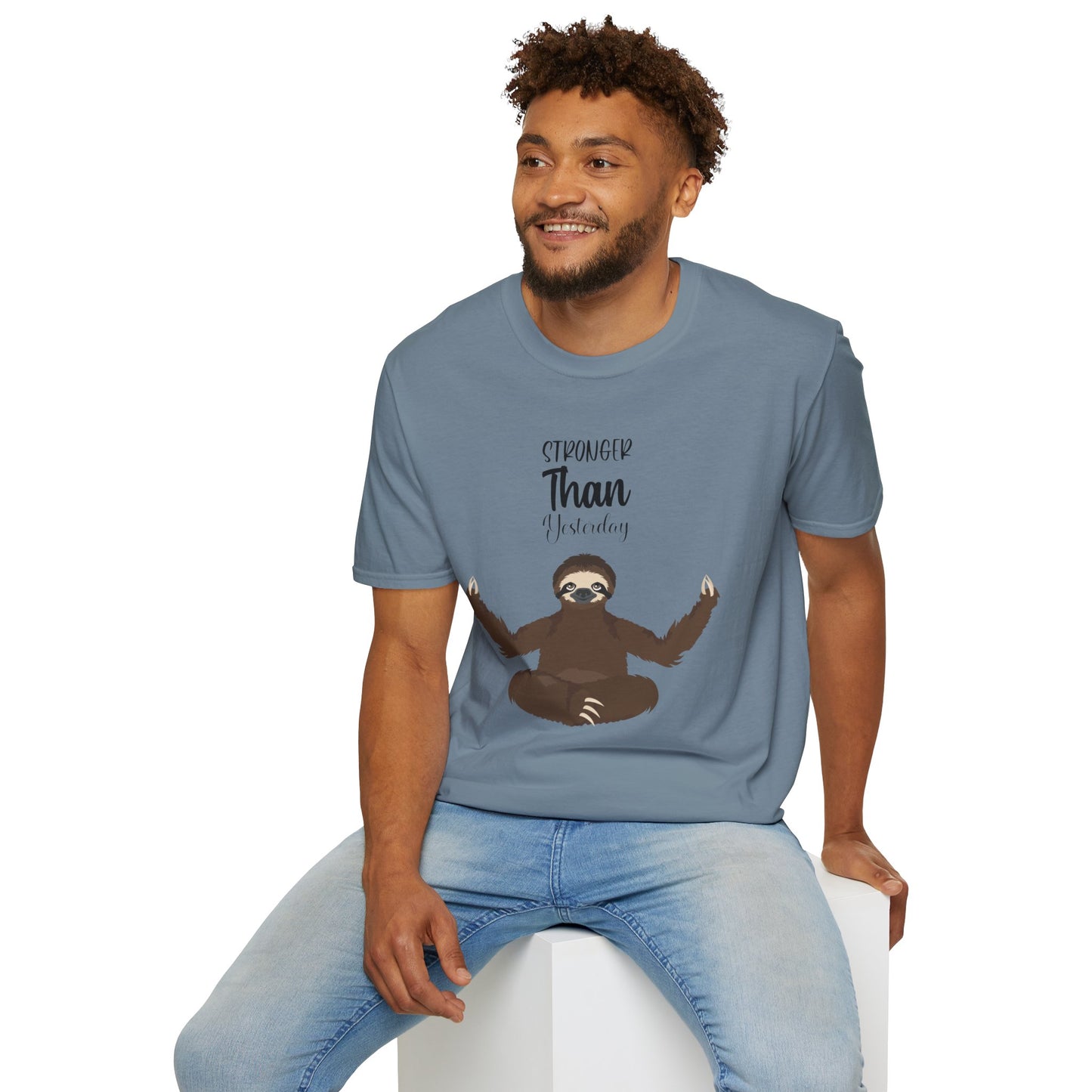 🧘‍♀️ Wear Your Peace. - Unisex Softstyle Tee, Funny Gift for Lazy Days, Quirky Casual Wear, Perfect for Birthdays, Relaxation Vibes