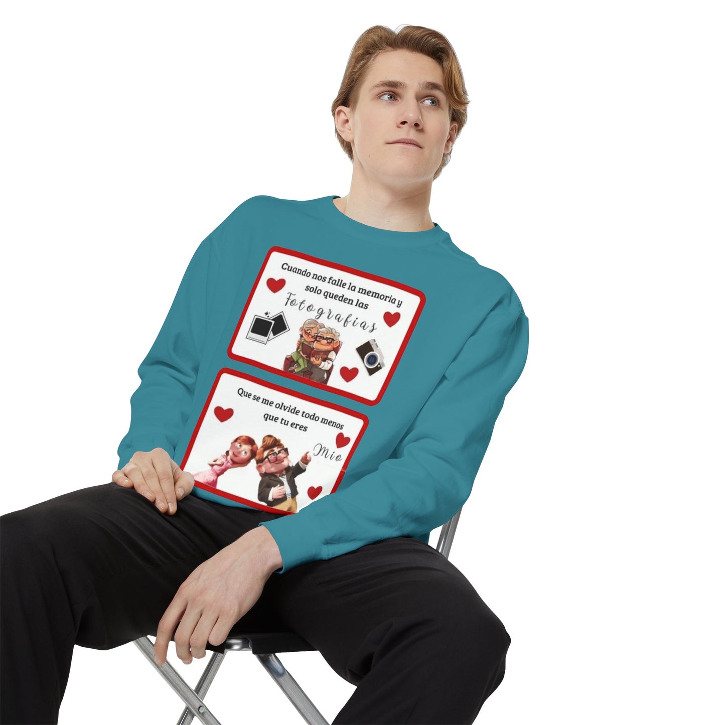 Valentine's Day Photo Collage  Romantico SAN VALENTÍN sweatshirt