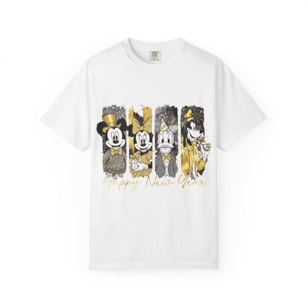 New Year Mickey & Friends T-Shirt  'Happy New Year' Graphic Tee