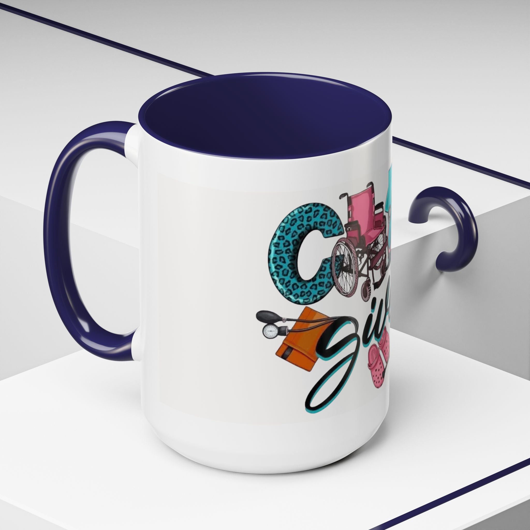 Nurse Given Accent Coffee Mug — Caregiver & Medical Equipment Design Christmas mug for all healthcare heroes