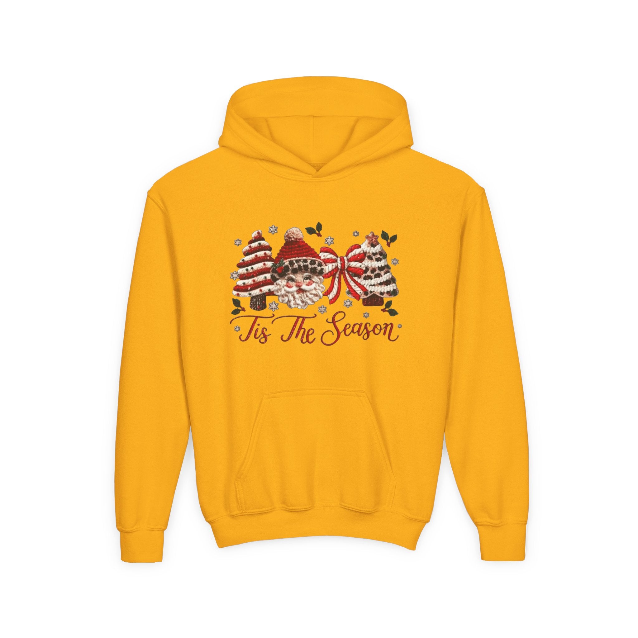 Youth Hoodie  Grinch Christmas Scene with 'Maybe Christmas' Quote