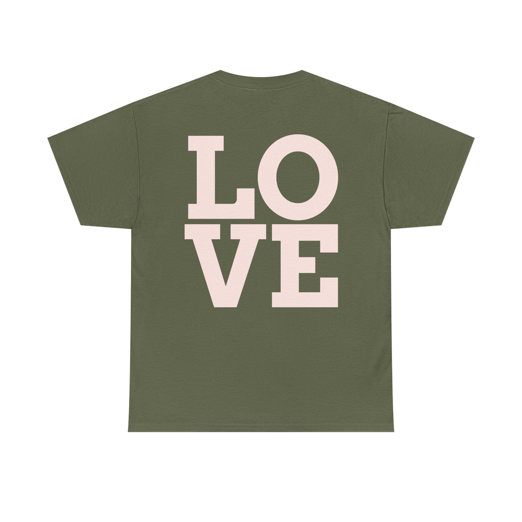 Pink Heart Cherries Tee  LOVE Graphic Valentine T-Shirt