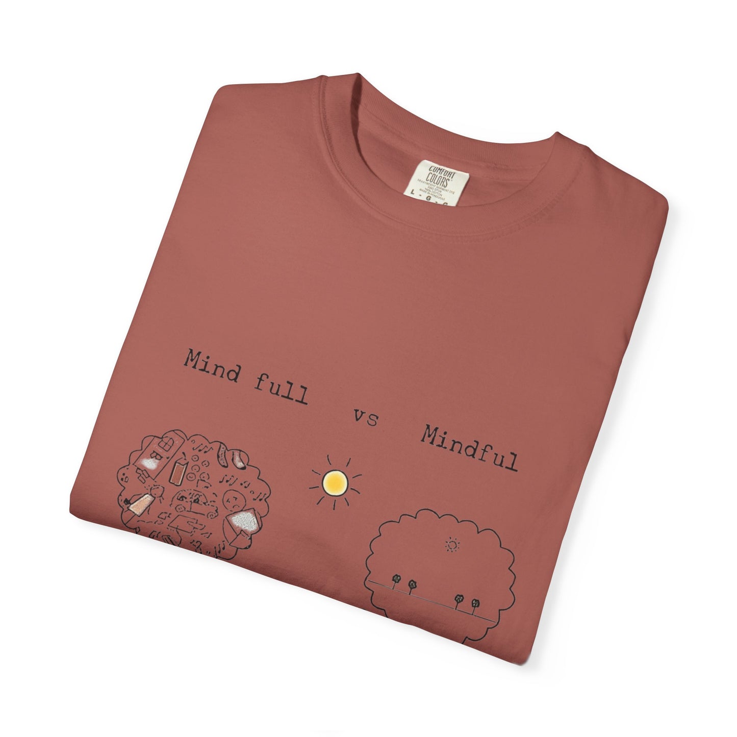 Let your outfit reflect your inner peace. Mindful Living T-Shirt Unisex Tee for Mindfulness, Self-Care, Gift for Yogis, Relaxed Vibe,