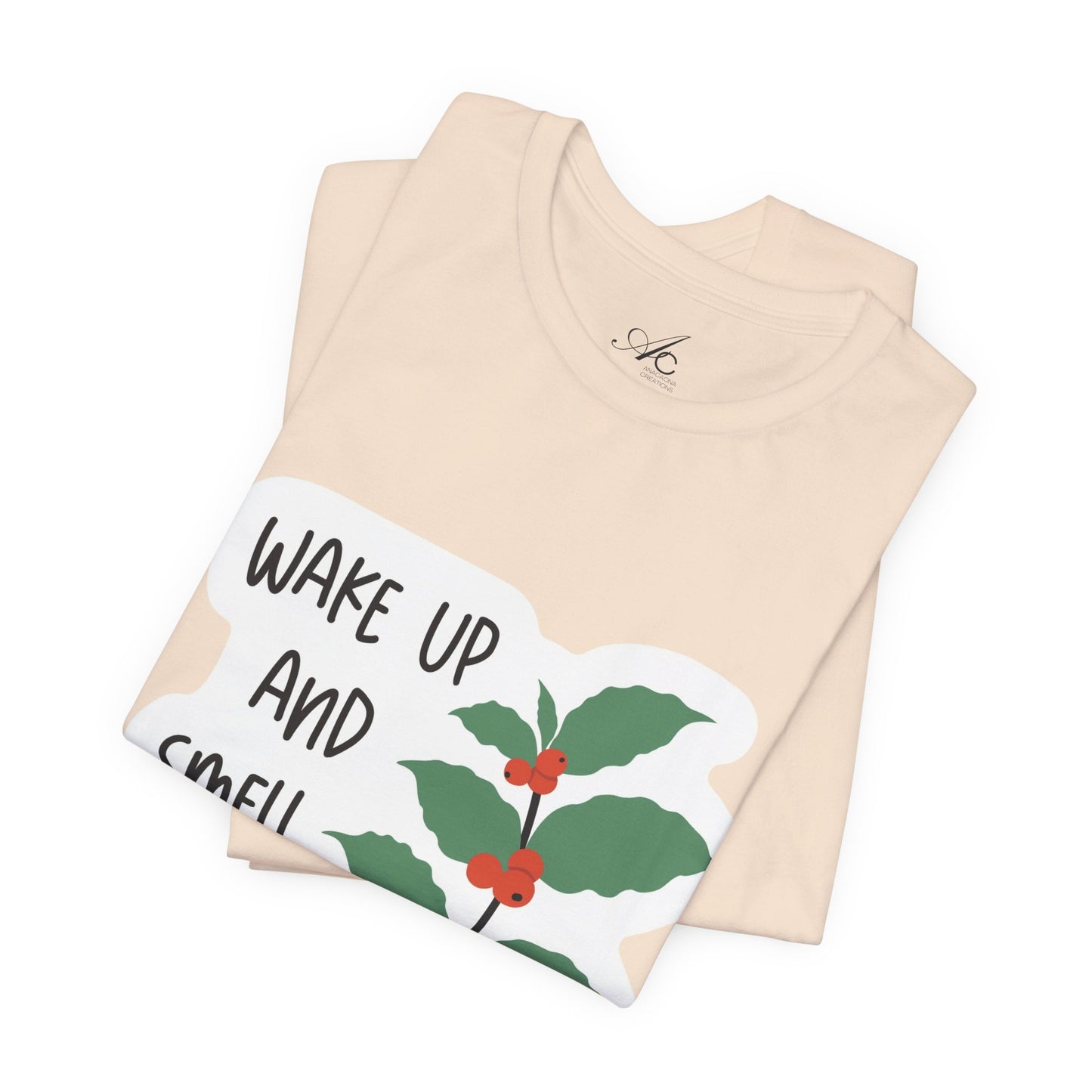 Wake Up and Smell the Coffee Tee  Coffee Plant Graphic T-Shirt