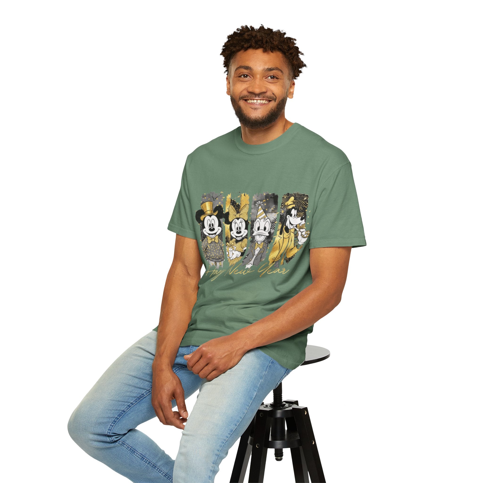 New Year Mickey & Friends T-Shirt  'Happy New Year' Graphic Tee