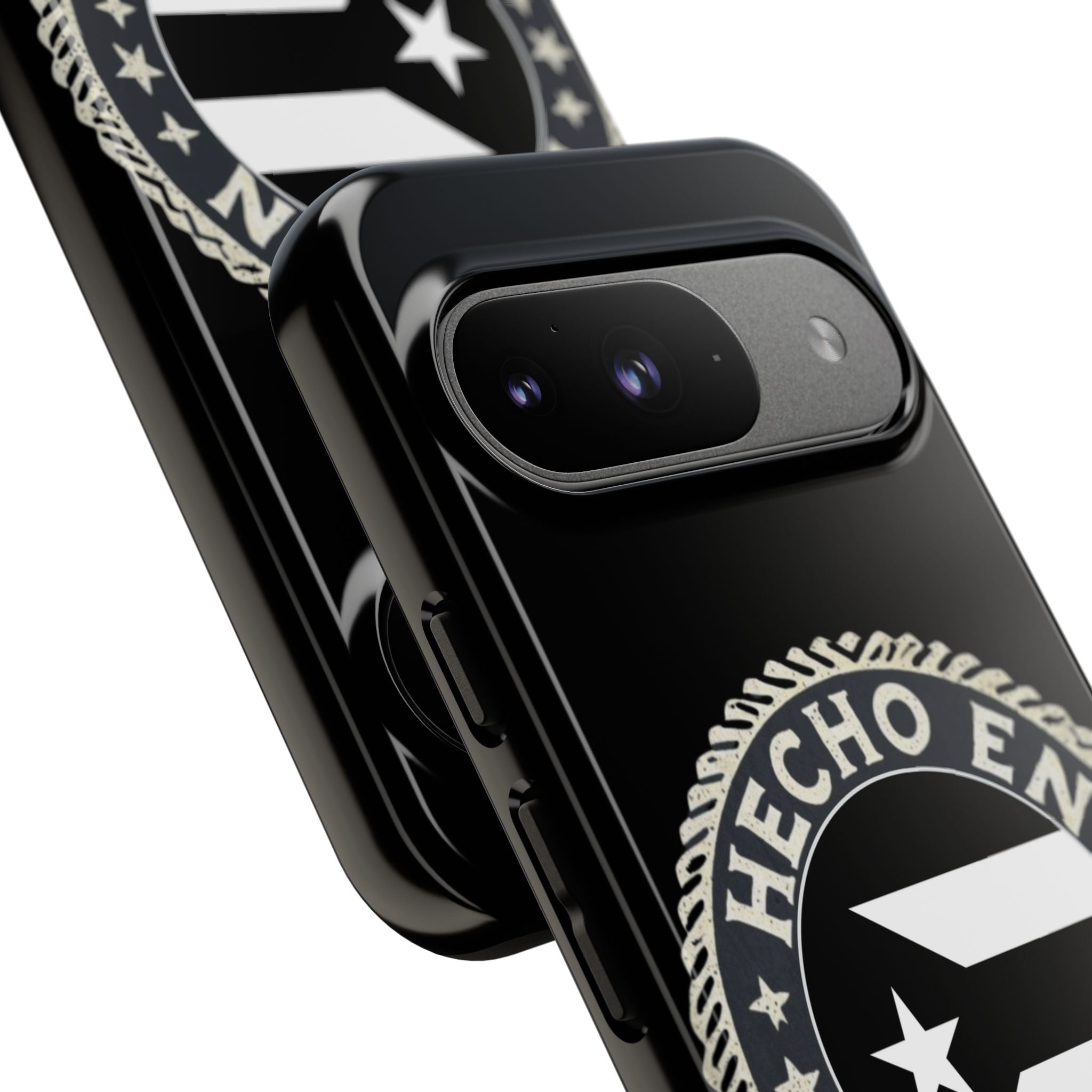 Hecho en Puerto Rico Phone Case  Puerto Rican Flag Emblem Tough Protective Cover