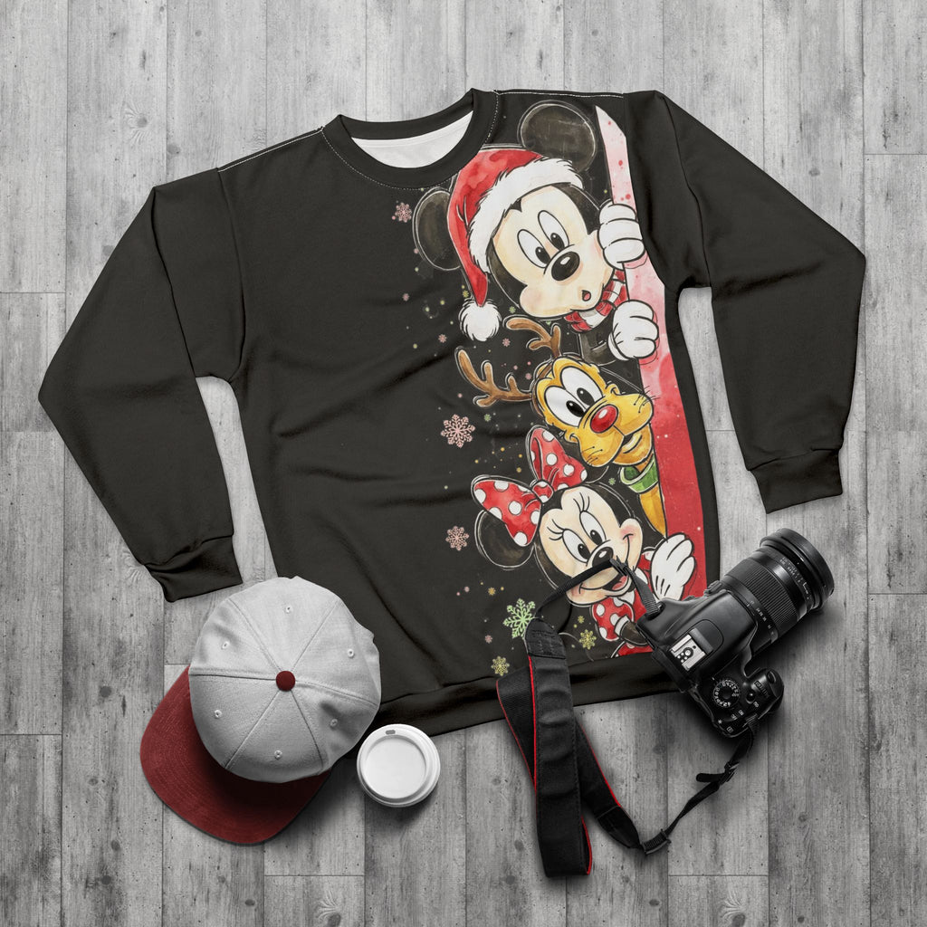 Mickey & Friends Christmas Sweatshirt — Holiday Disney Crewneck