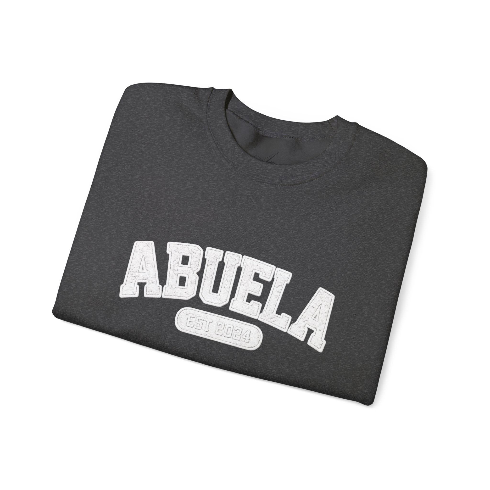 Abuela Varsity Crewneck Sweatshirt Cozy Grandma Gift Minimal Everyday Family Love Apparel