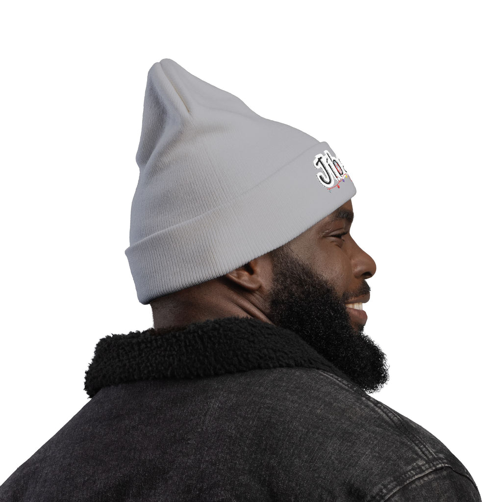 Embroidered 'Jibara' Knit Beanie Cozy Puerto Rican Pride Hat Boricua Winter Beanie – Puerto Rico Pride Knit Hat