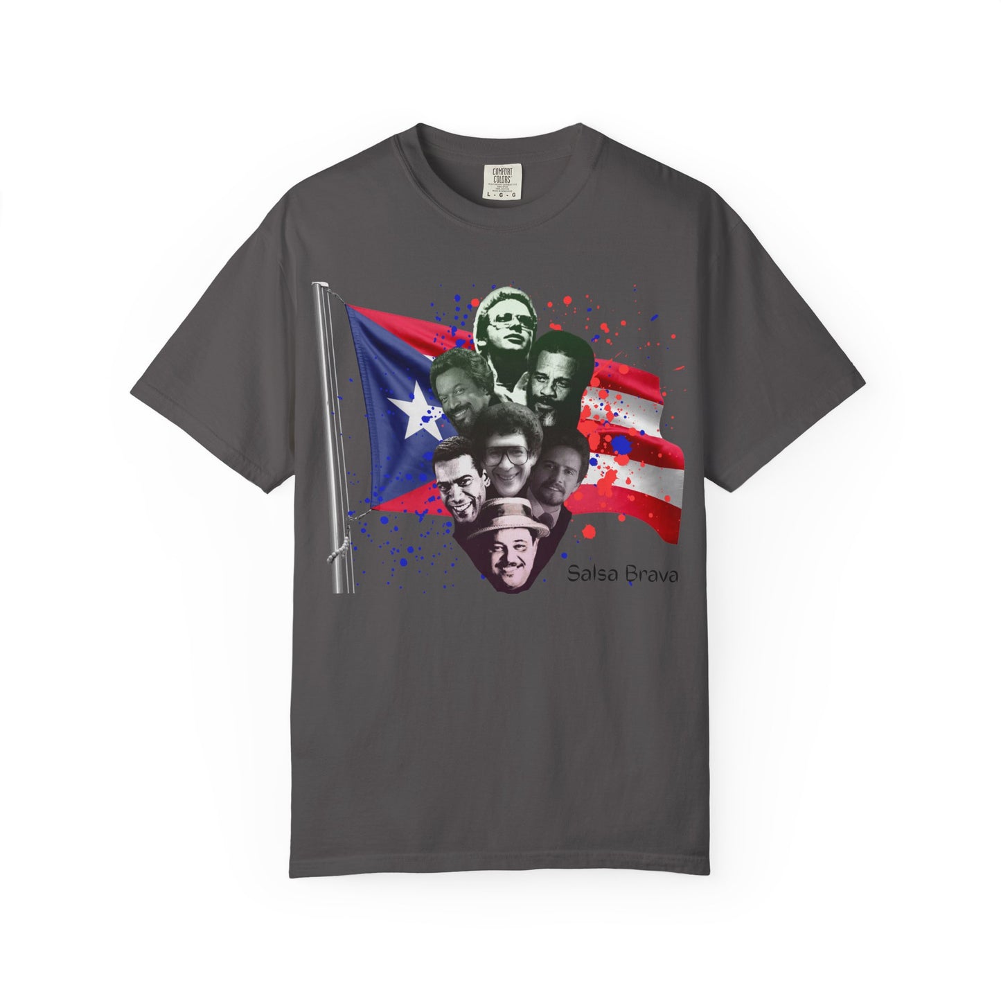 Salsa Brava T-Shirt, Vibrant Puerto Rican Pride Shirt, Gift for Salsa Lovers, Unisex Festival Tee, Caribbean Culture Apparel