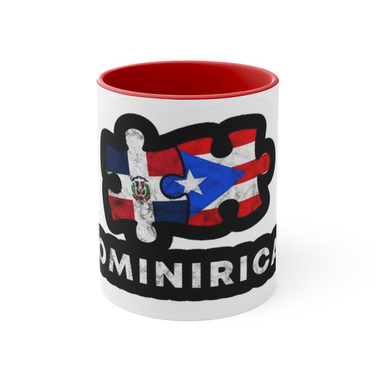 Boricua and Dominicano Caribbean Heritage Drinkware Accent Mugs