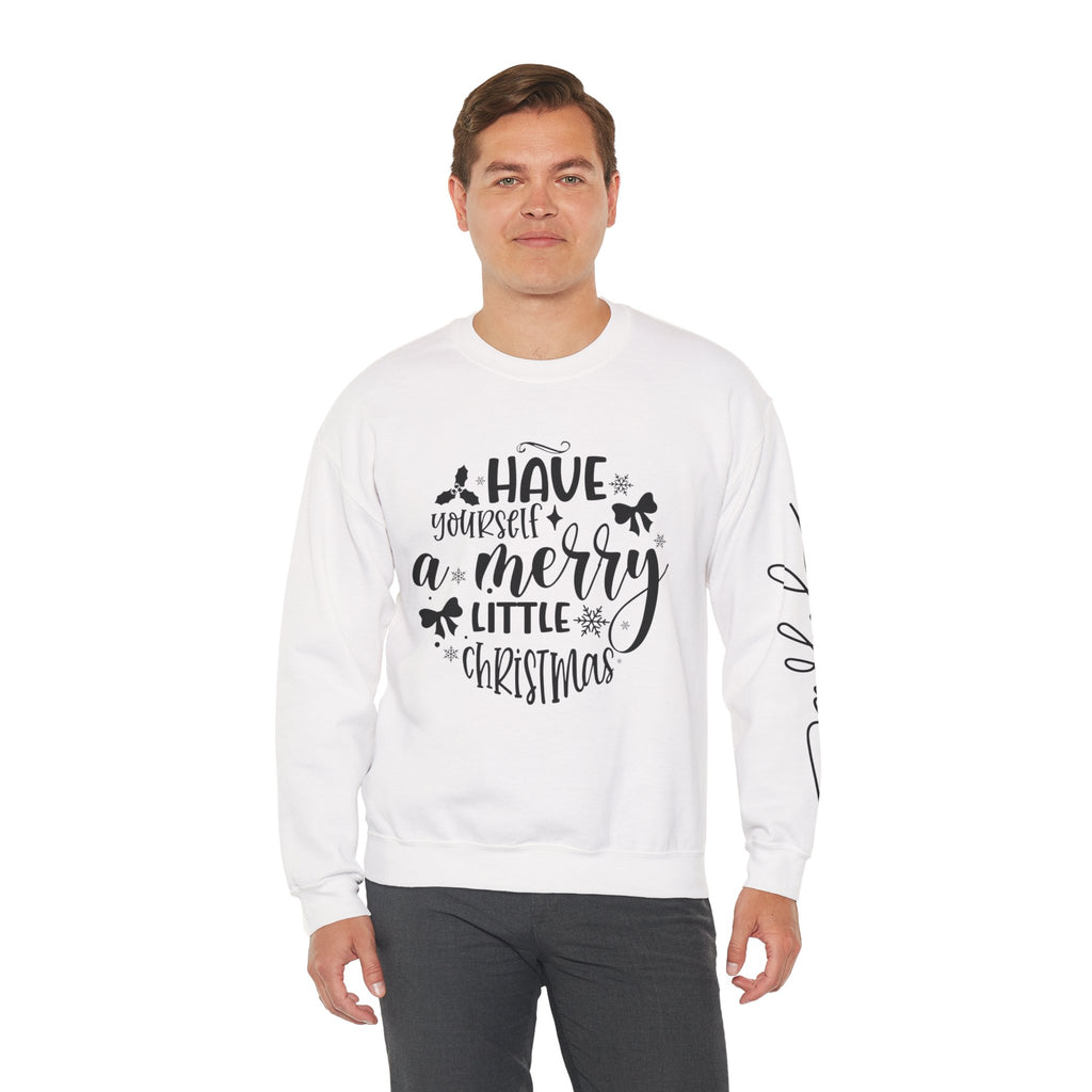 Xmas Shirts & Sweaters | Funny, Cute & Classic Christmas Designs Merry Christmas Crewneck Sweatshirt - Cozy Unisex Holiday Apparel
