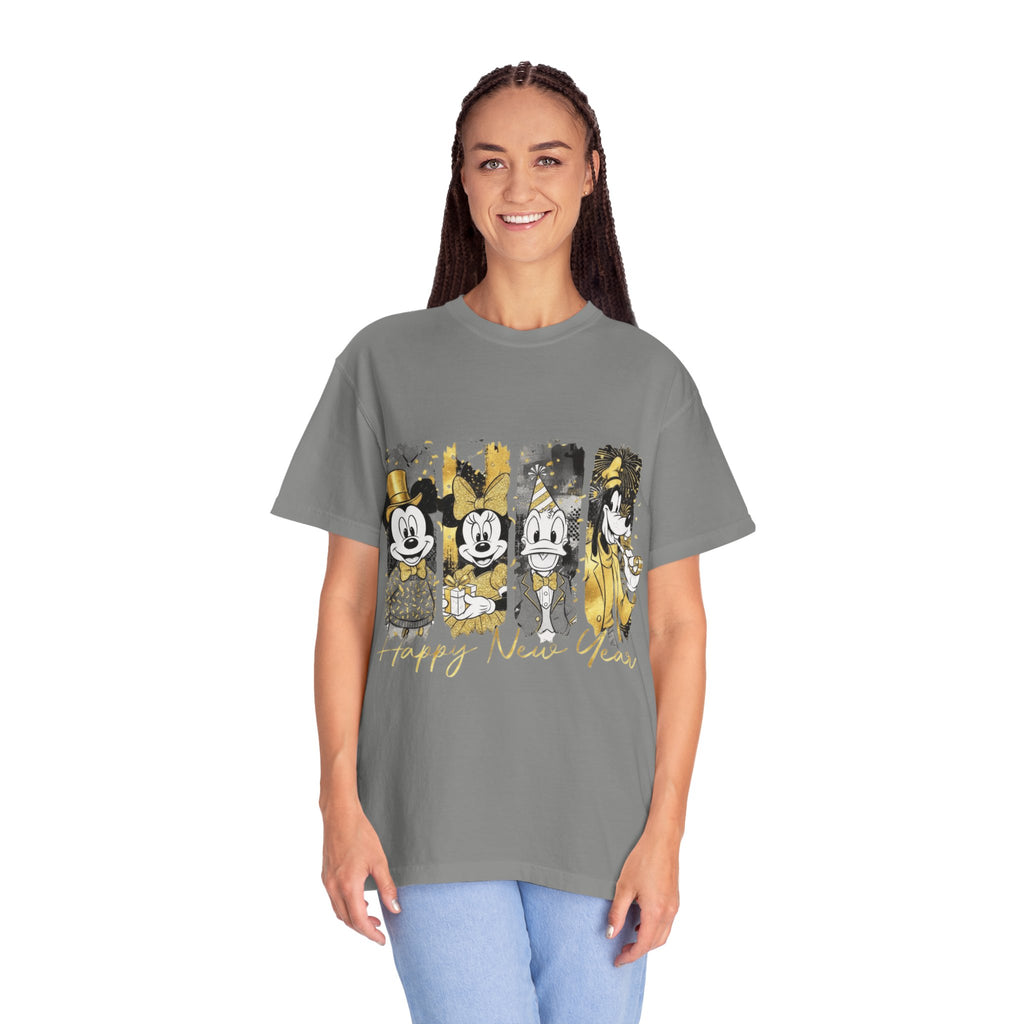 New Year Mickey & Friends T-Shirt  'Happy New Year' Graphic Tee