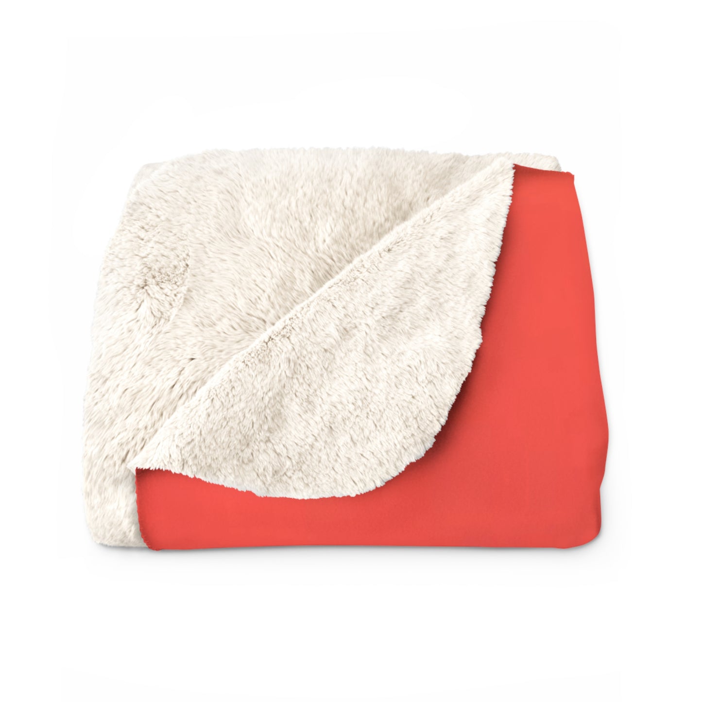 Mario Peeking Sherpa Blanket - Soft Red Fleece Throw