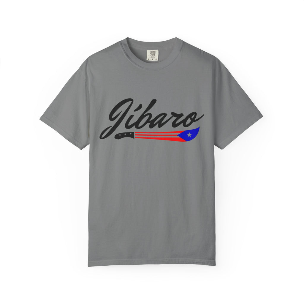 T-Shirt  "Jíbaro" Puerto Rican Heritage Tee (Back Machete  Sombrero de Paja Design) Puerto Rico’s Navidades