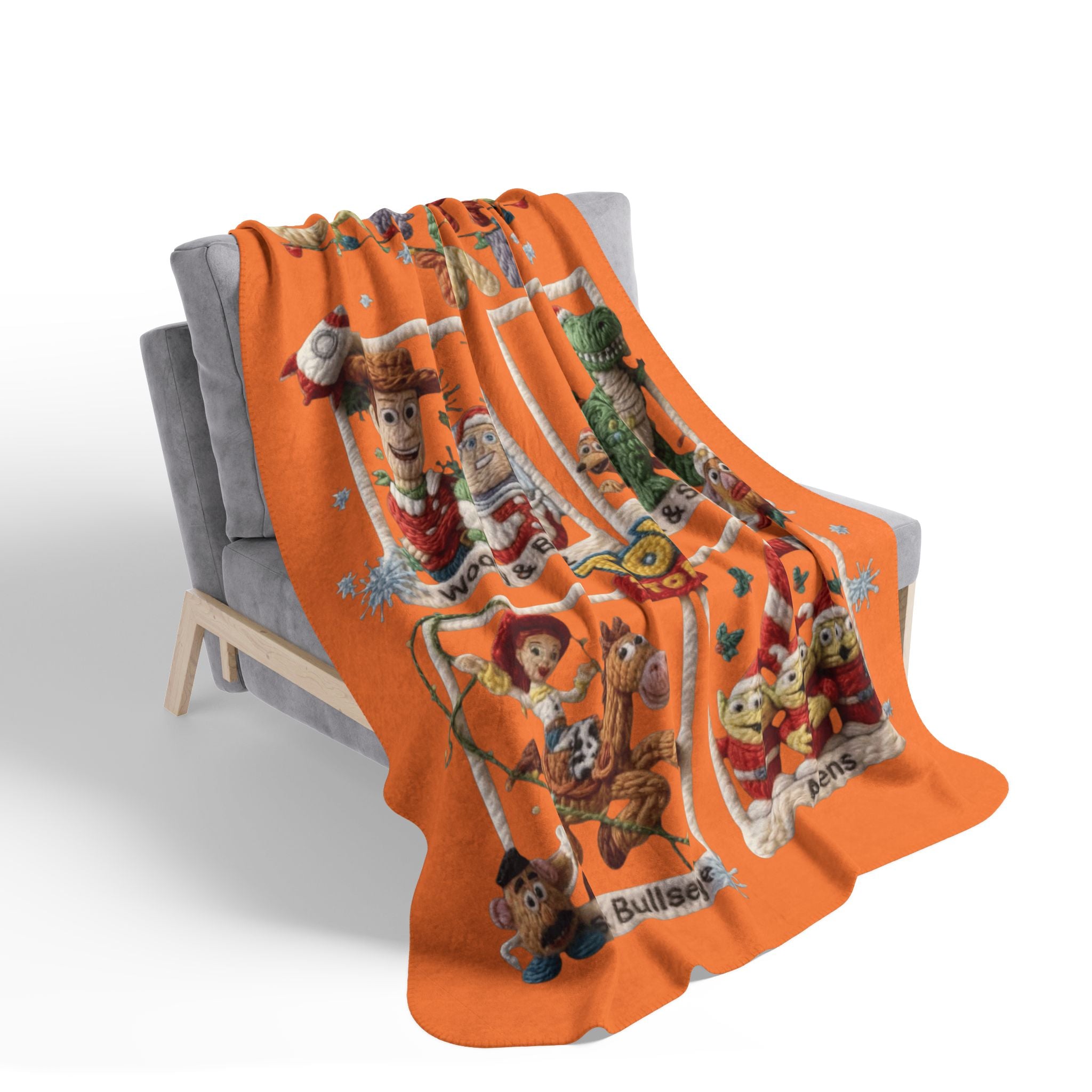 Magical Christmas Cartoon Blanket Toy Story Christmas Fleece Blanket