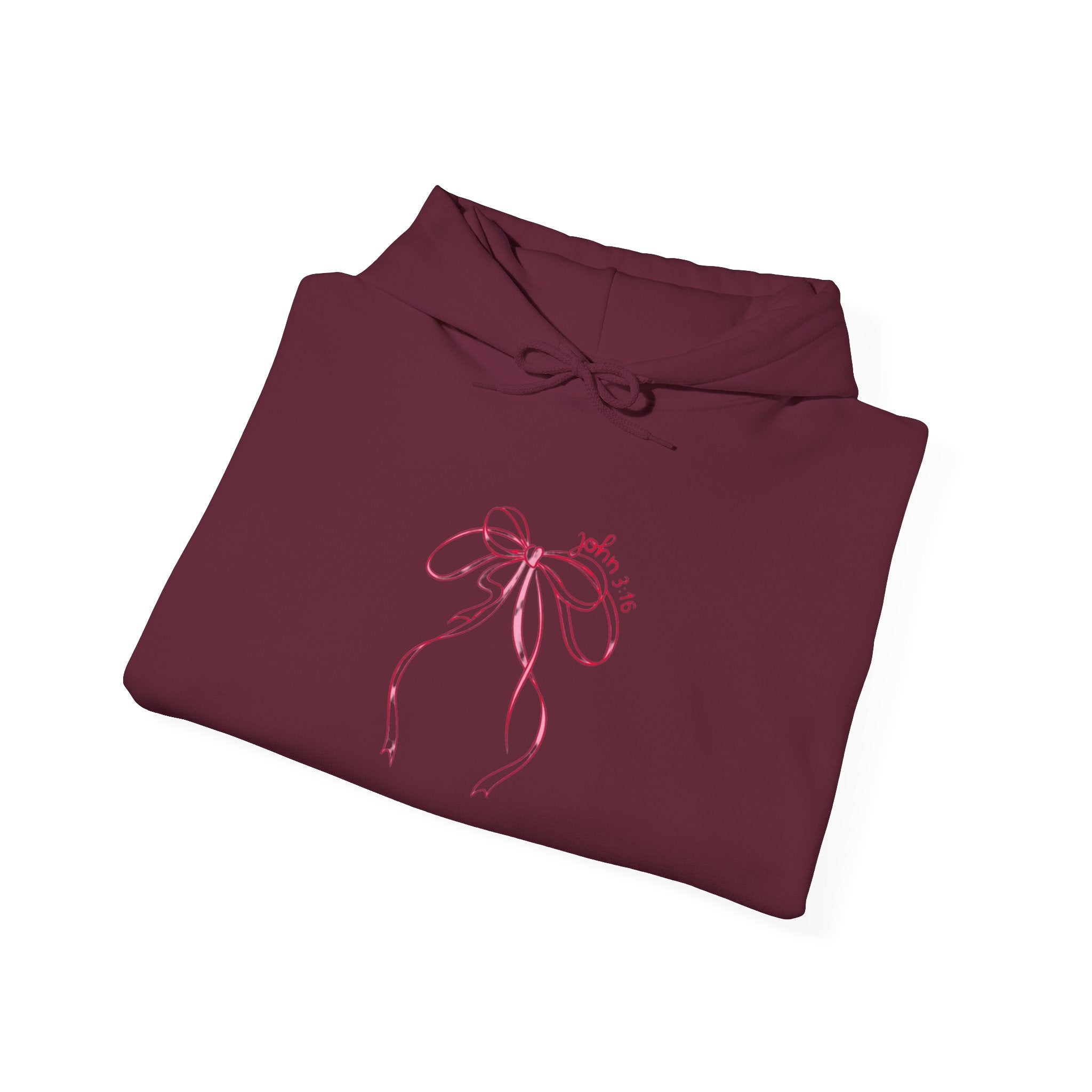 You Are So Loved Hoodie Heart Full” Heart Ribbon Comfort Sweatshirt