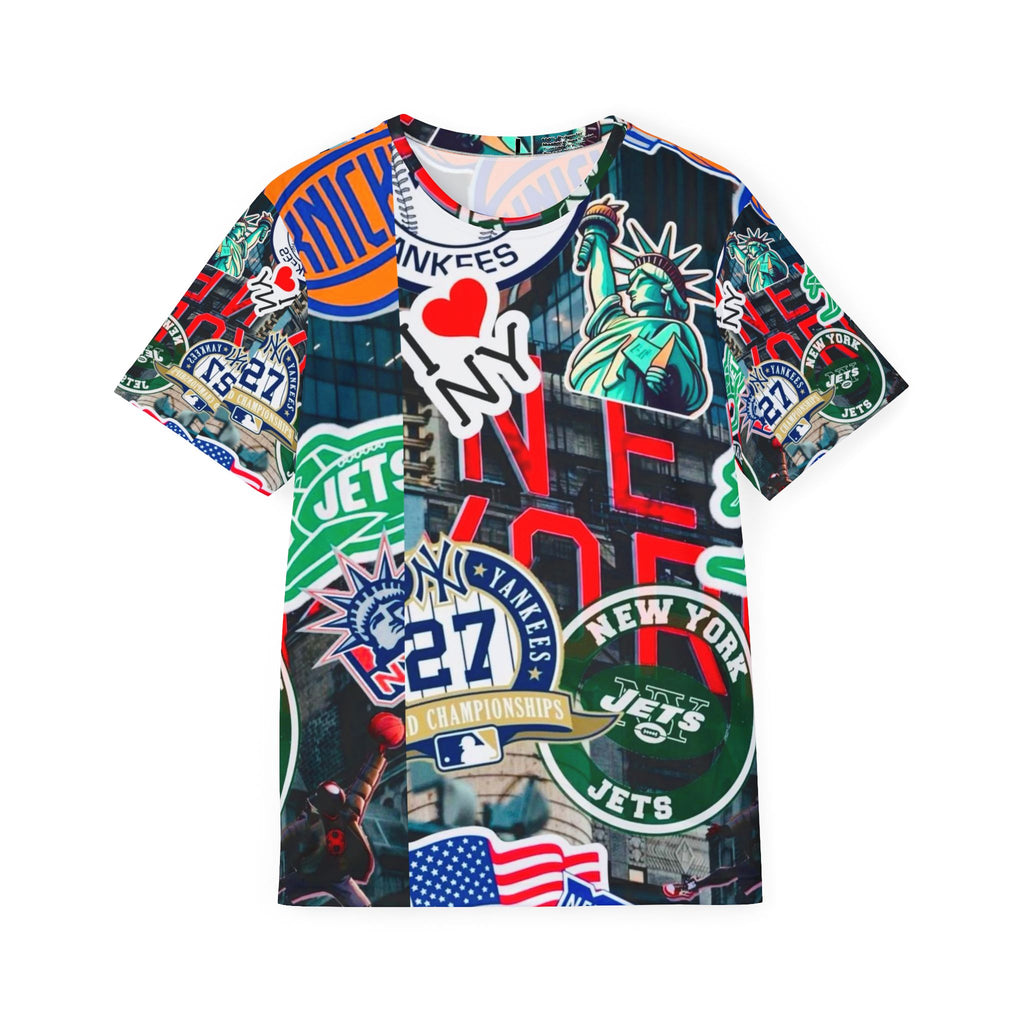 New York Sports Collage Men's Jersey — NYC Icons All-Over Print