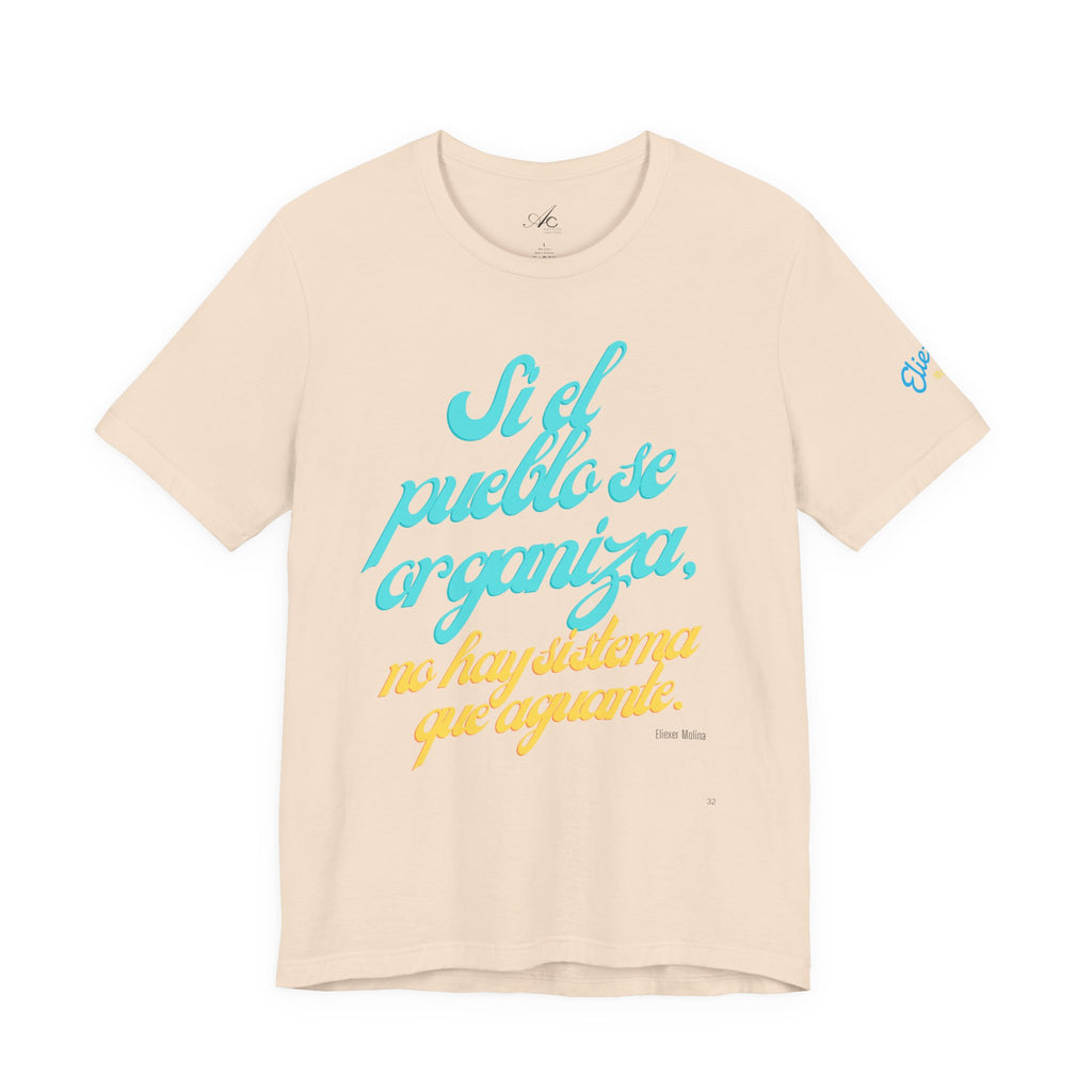Spanish Script Tee  “Si el pueblo se organiza” Graphic T-Shirt