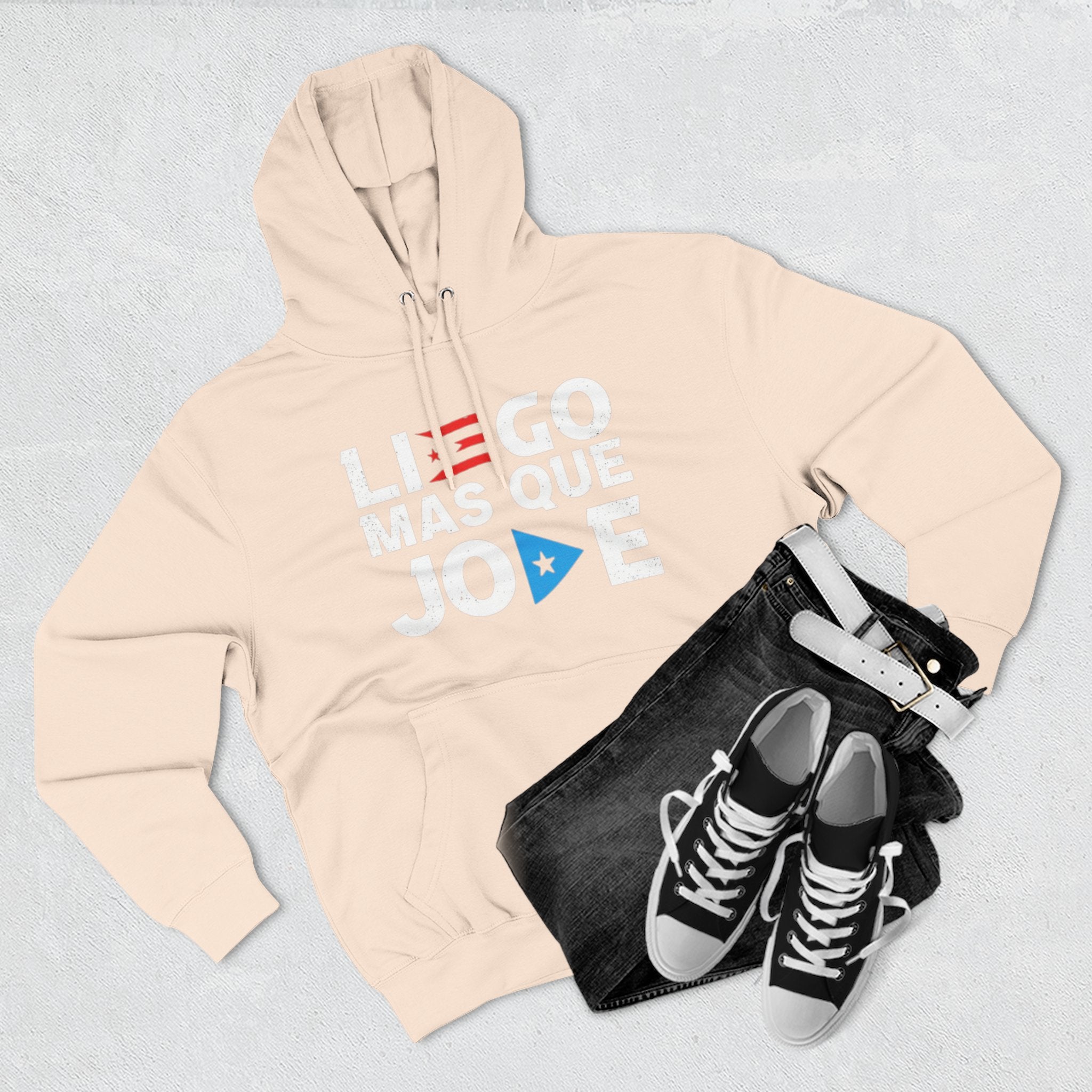 Puerto Rican culture & traditions Navidades Boricuas Collection fleece hoodie