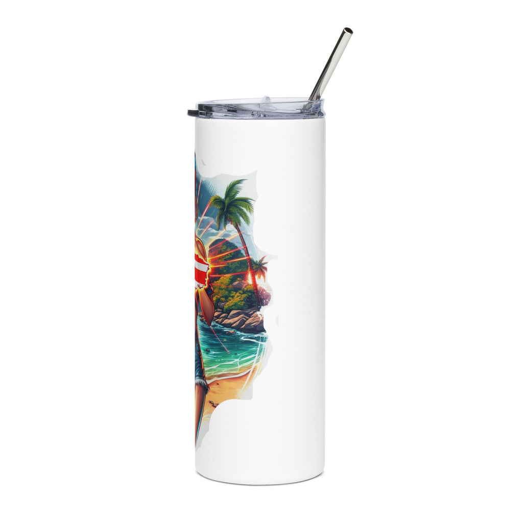Island Pride in Every Sip Tropical Island Tumbler