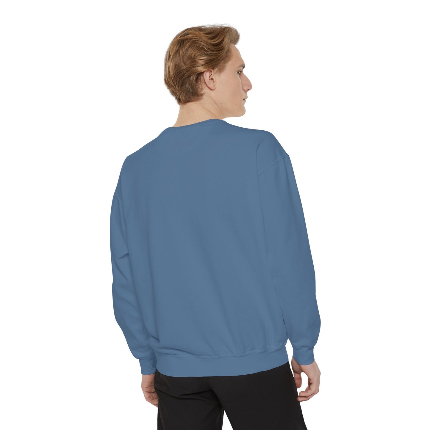 Friends-Inspired Unisex Garment-Dyed Sweatshirt, Cozy Casual Wear, Unique Graphic Sweatshirt, Perfect Gift, Everyday Style