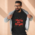 Christmas T-Shirts & Sweatshirts | Holiday Graphic Tees & Cozy Festive Wear Merry and Bright Crewneck Sweatshirt