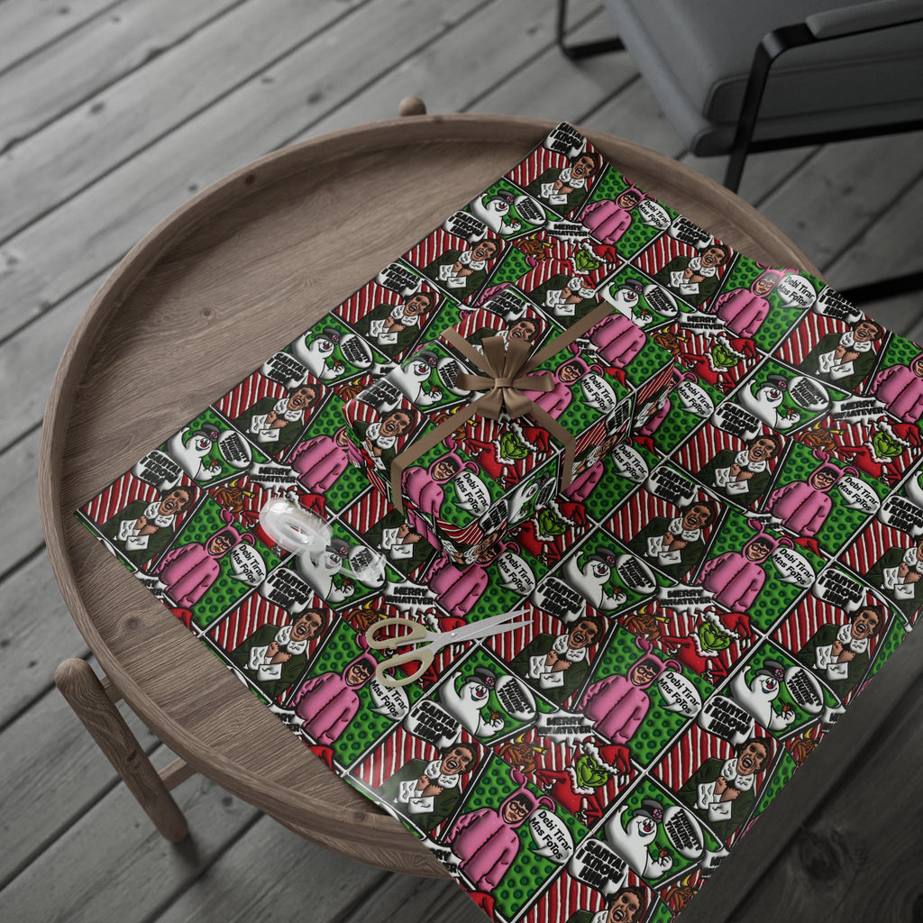 Christmas Wrapping Paper Roll — Santa’s Favorite Pattern Holiday Gift Wrap Puerto Rico Wrapping Paper – Cultural Gift Wrap | Boricua Heritage Design