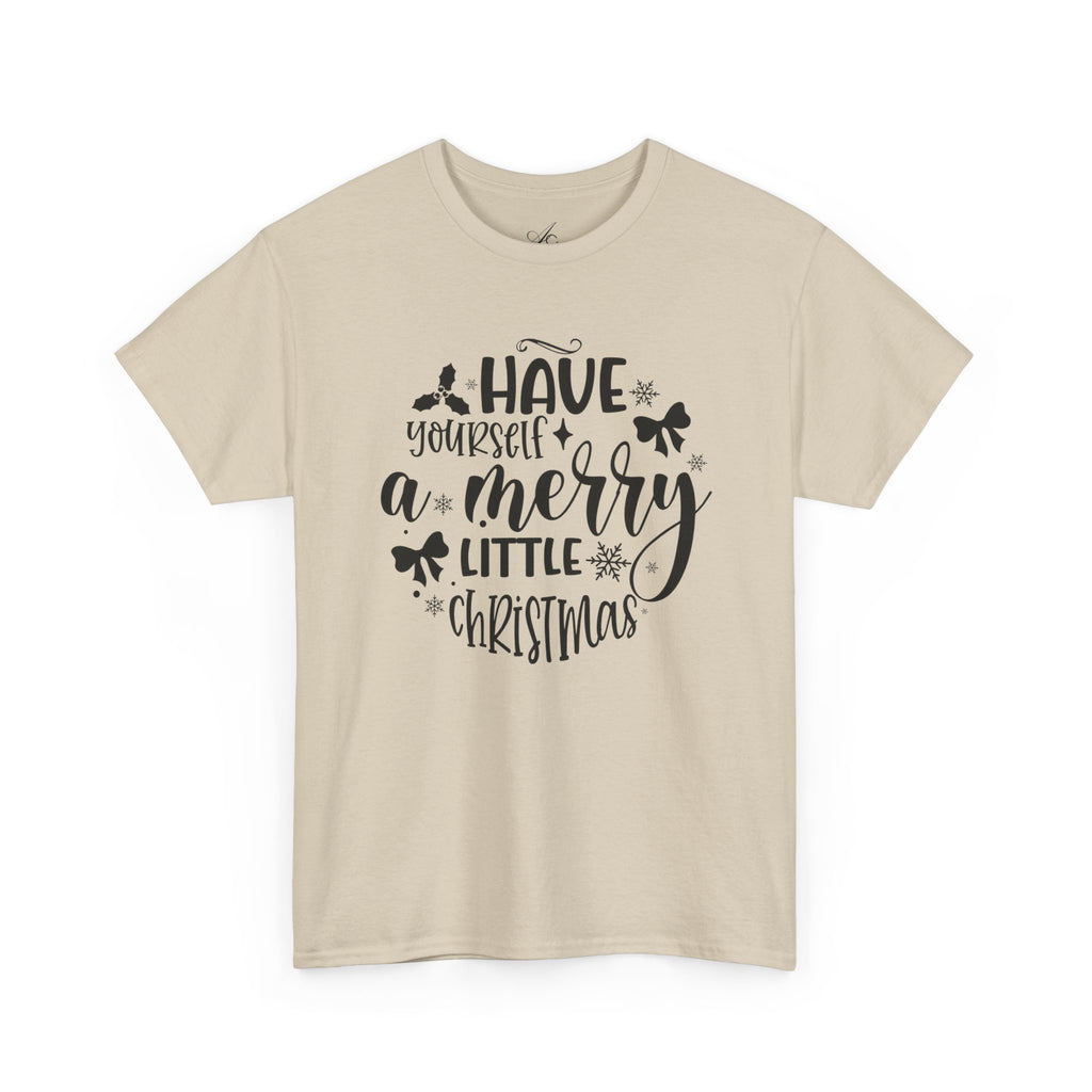 Merry Christmas Cotton Tee Holiday Graphic Tees & Cozy Festive Wear