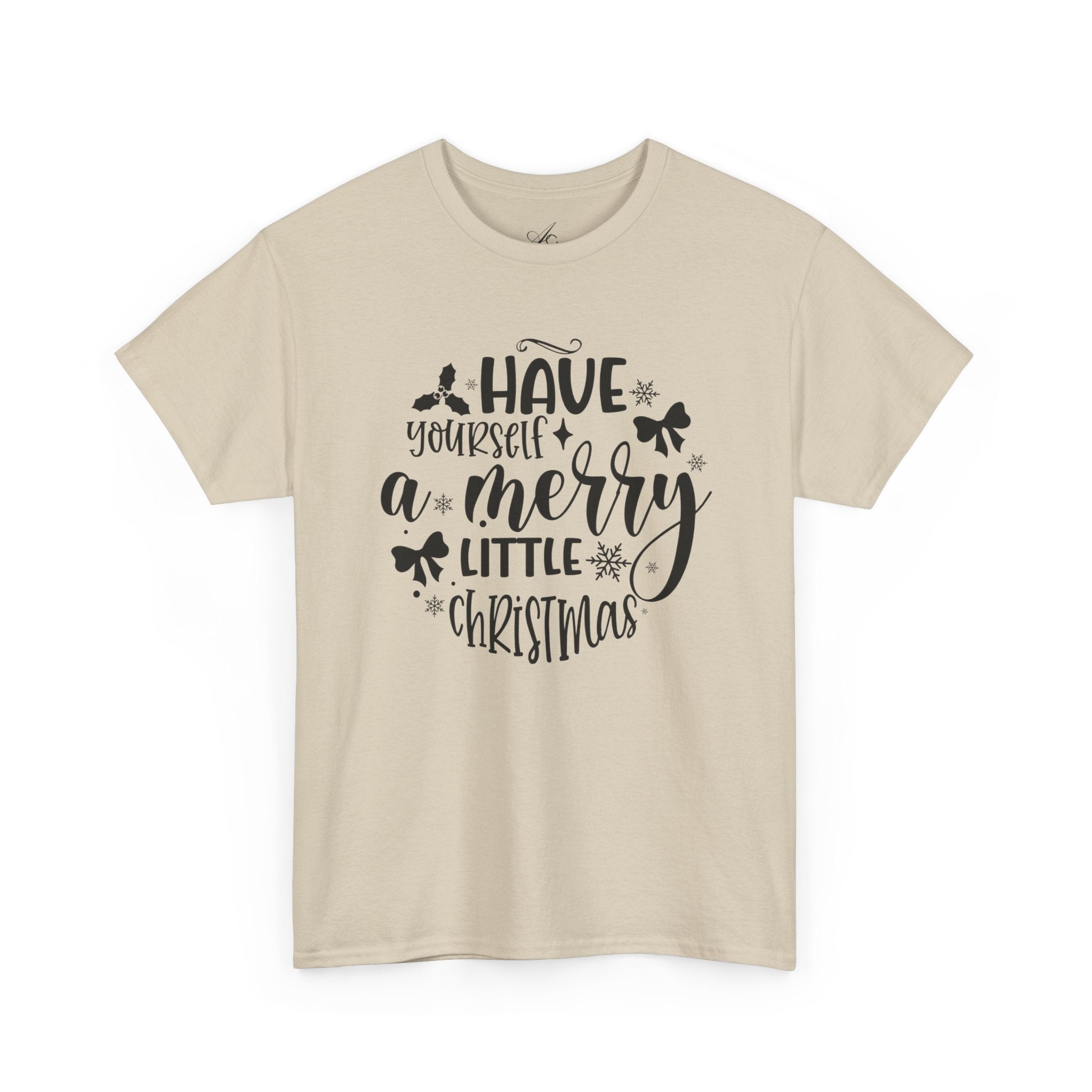Merry Christmas Cotton Tee Holiday Graphic Tees & Cozy Festive Wear