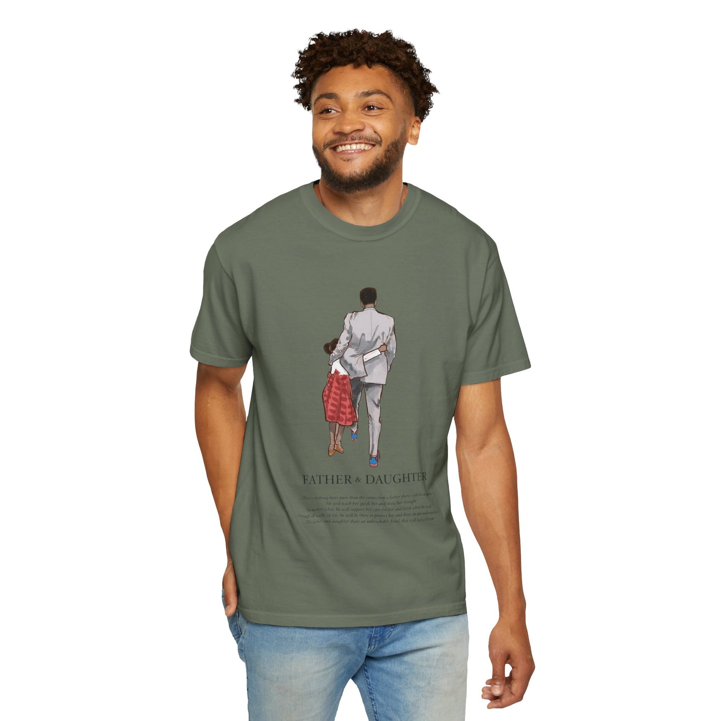 Father & Daughter Unisex T-Shirt, Heartwarming Gift for Dad, Perfect for Father's Day, Family Bonding, Casual Wear