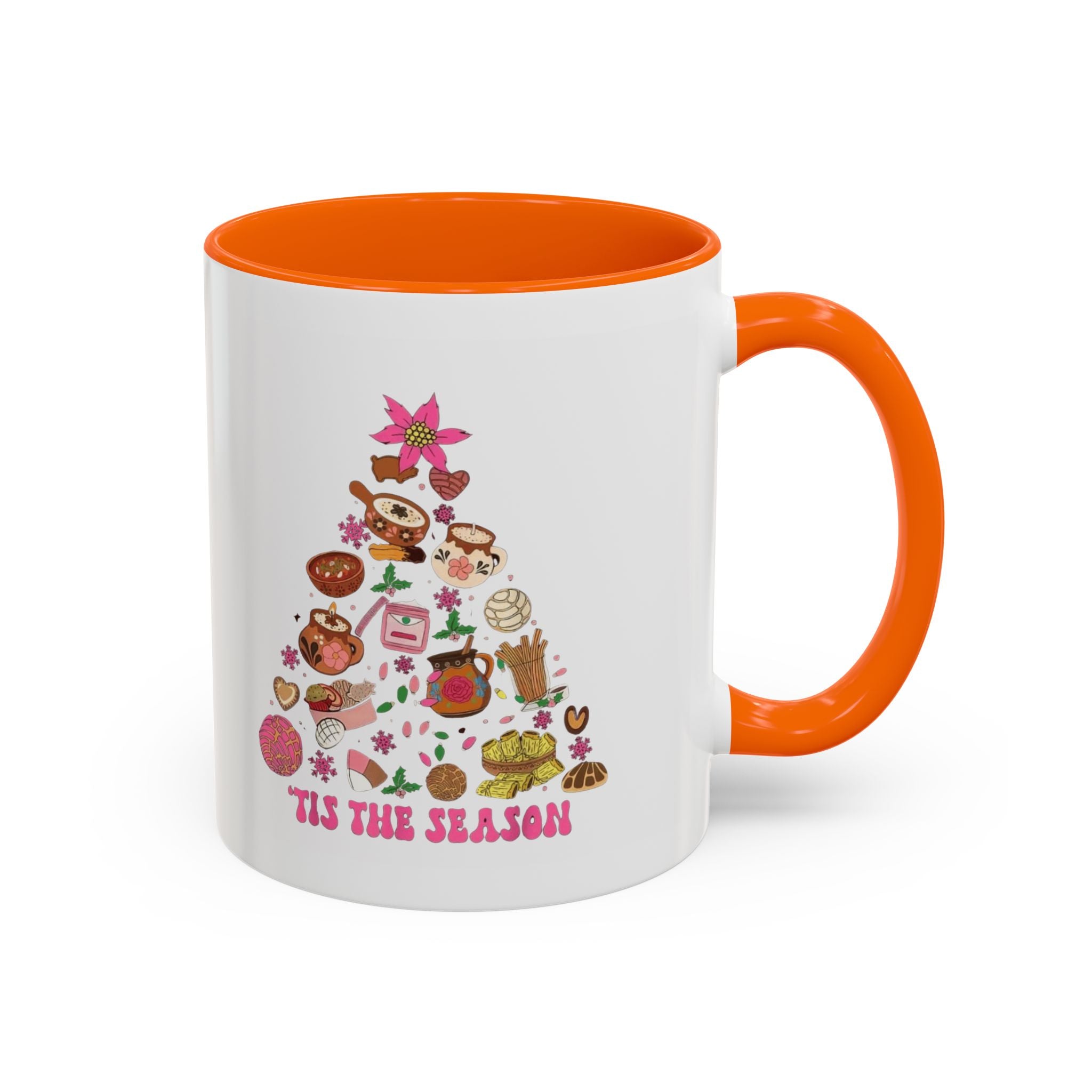Coffee Mug - 'Tis the Season' Holiday Cookie Tree Accent Mug (11/15oz)