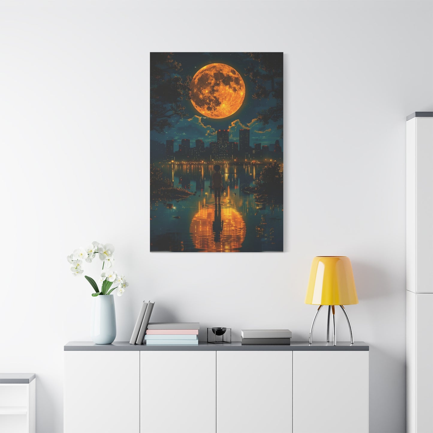 Because words have the power to move you let them live on your wall, Unique Nightscape Decoration, Perfect for Any Occasion