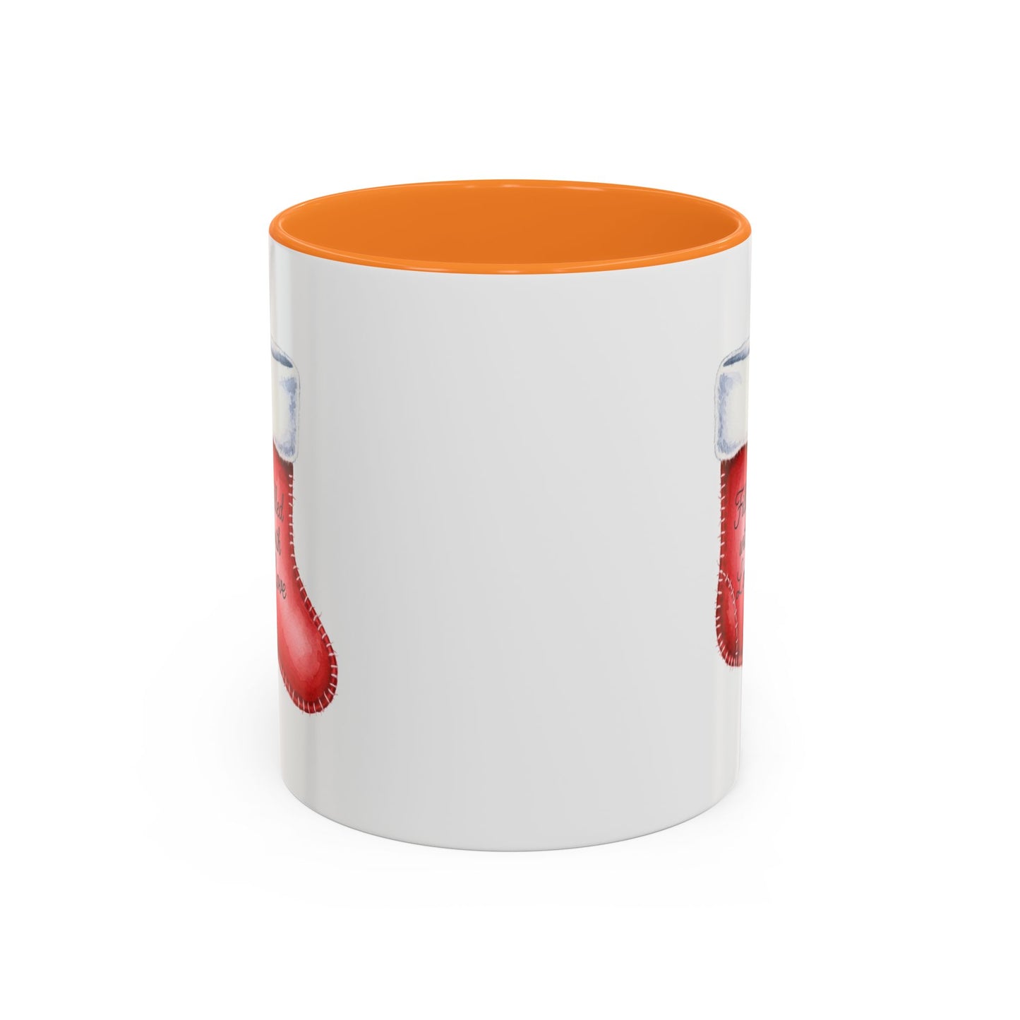 Holiday Mugs Christmas Gift Ideas Hot Cocoa & Coffee Cup Designs Filled with Love - Colorful 11oz & 15oz