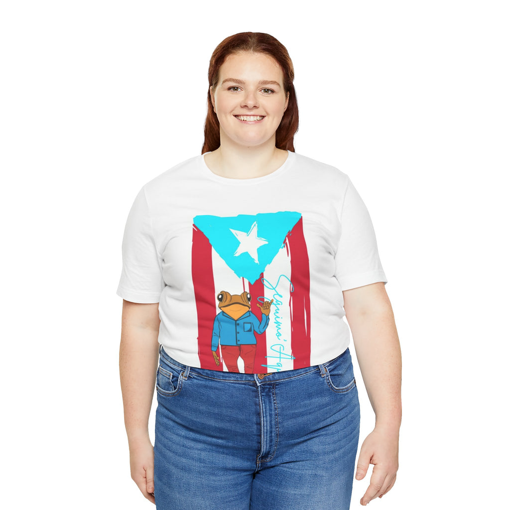 Puerto Rican Coqui Flag T‑Shirt  Boricua Pride Tee