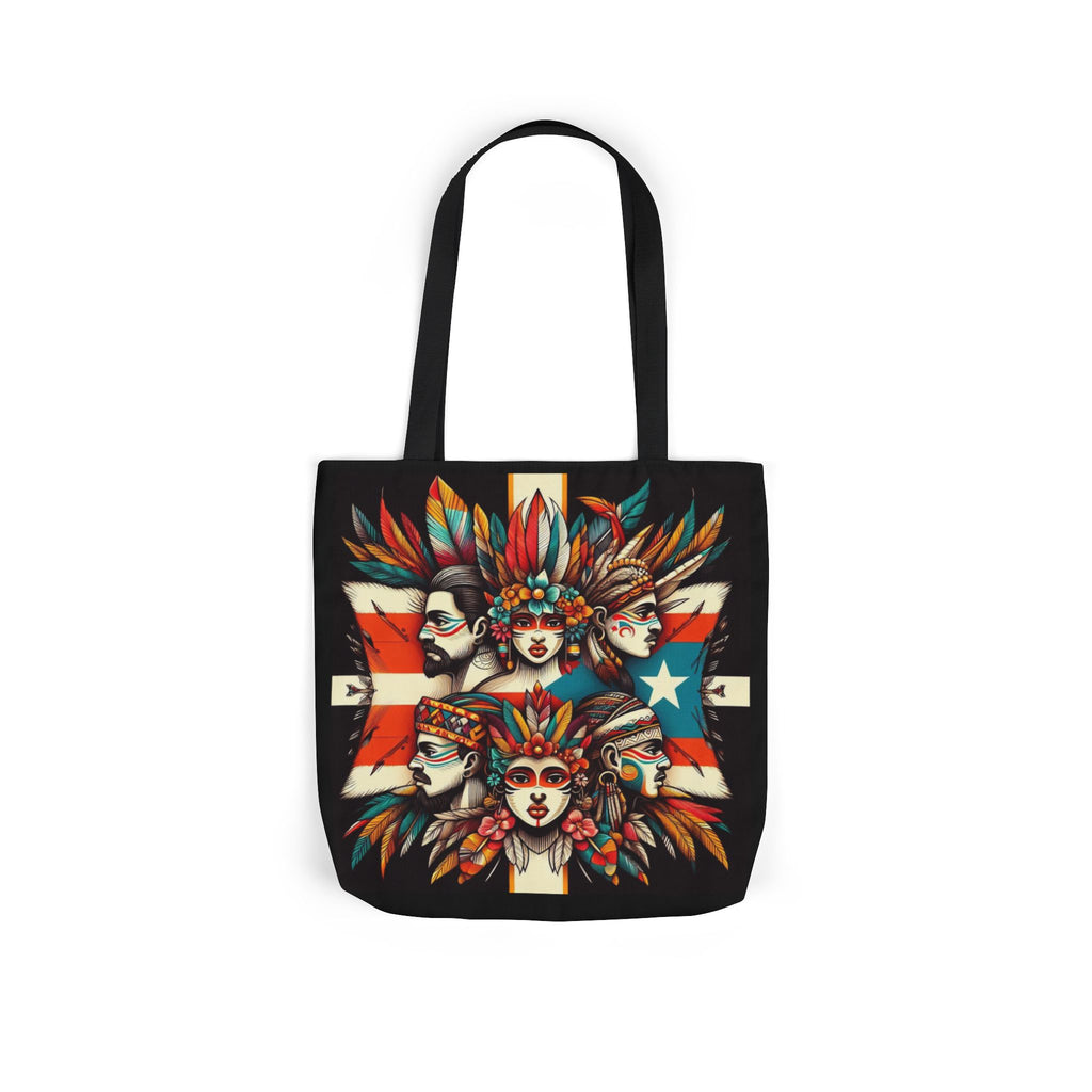 Puerto Rico Canvas Tote Bag, 5-Color Straps