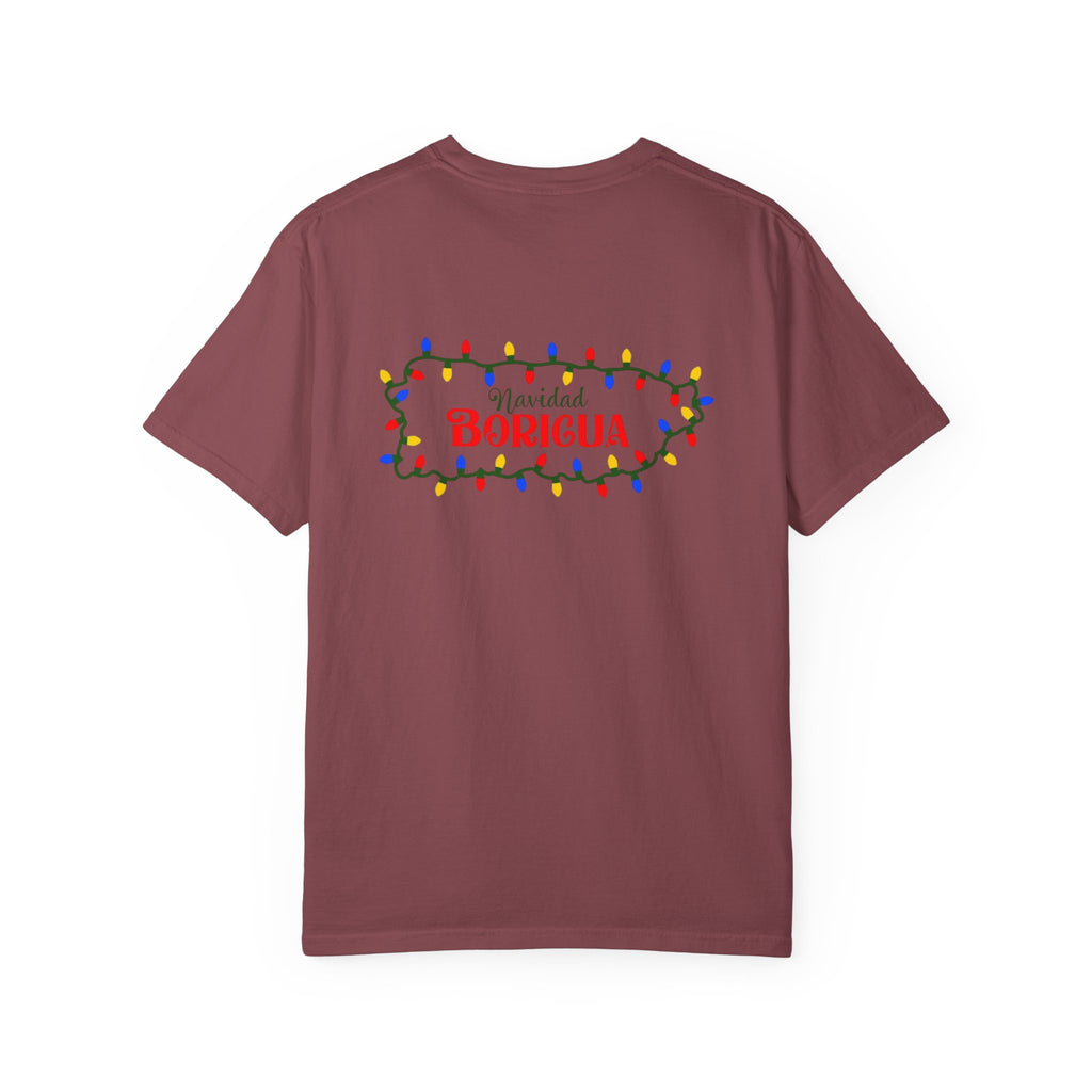 Medalla Light Beer T-Shirt  Navidad Boricua Holiday Tee Puerto Rico’s Navidades