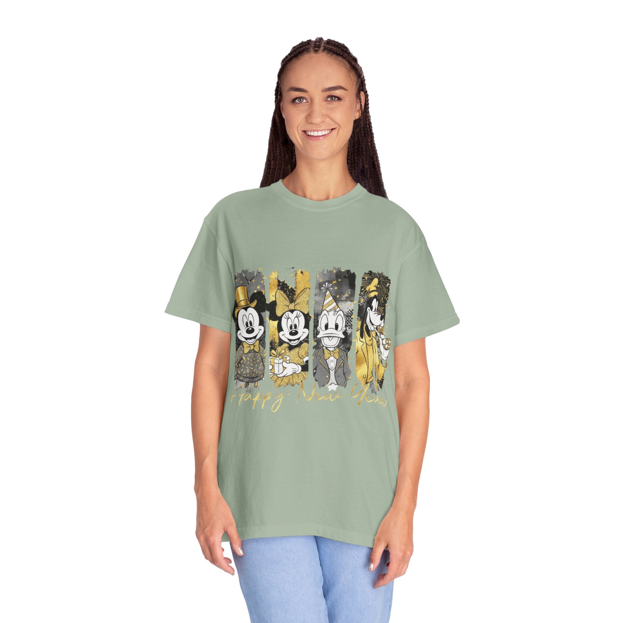 New Year Mickey & Friends T-Shirt  'Happy New Year' Graphic Tee