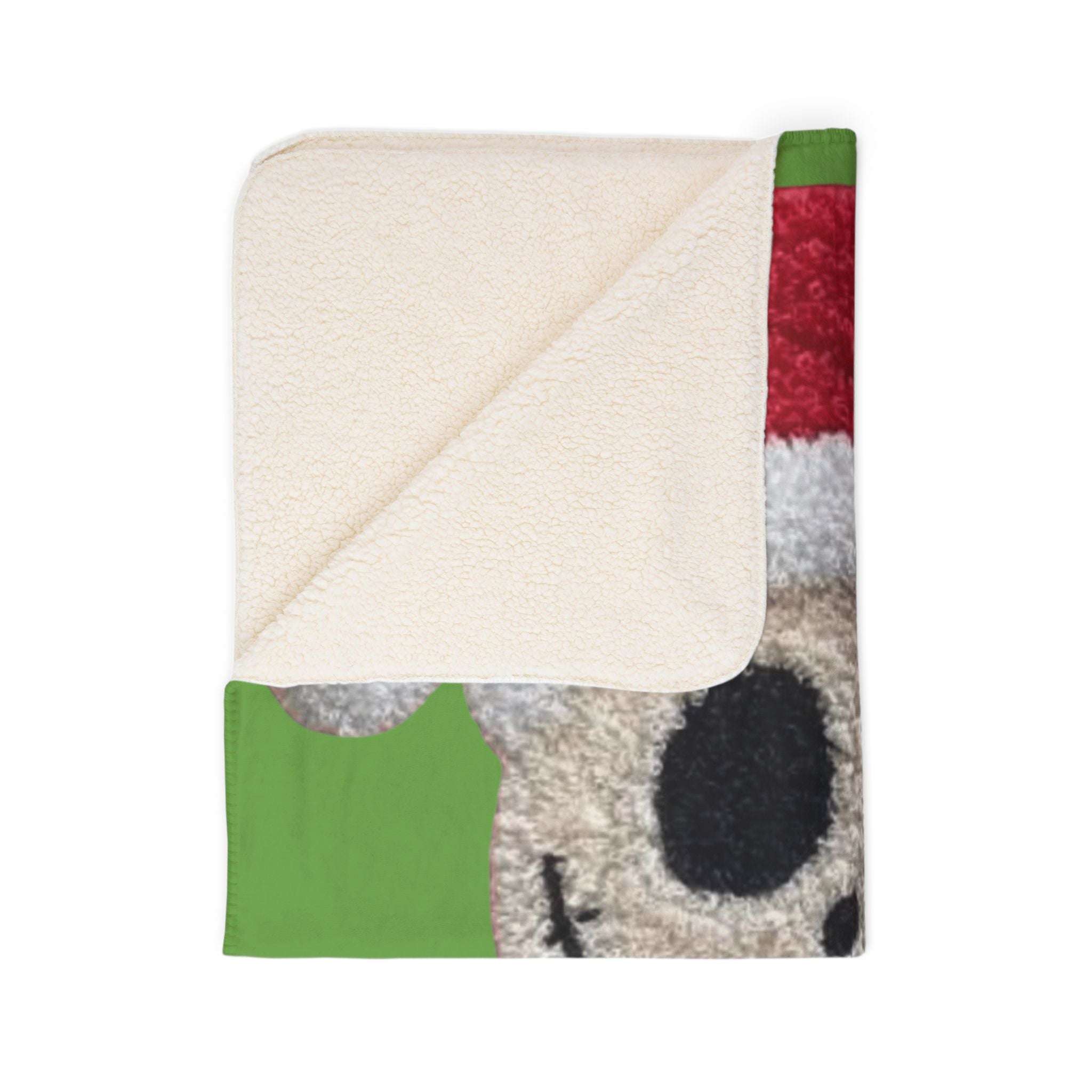 Magical Christmas Cartoon Blanket Christmas Skull Sherpa Blanket  Santa Hat Jack Skellington Holiday Throw