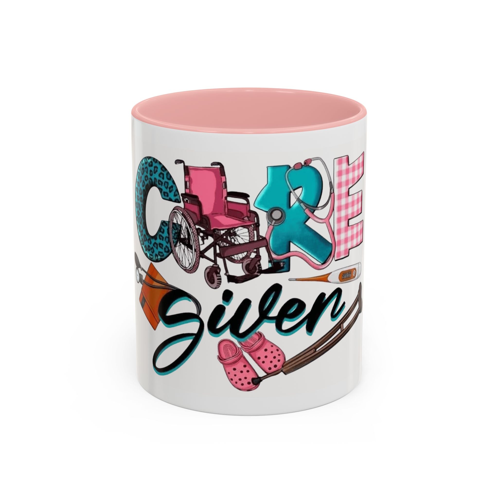 Nurse Given Accent Coffee Mug — Caregiver & Medical Equipment Design Christmas mug for all healthcare heroes