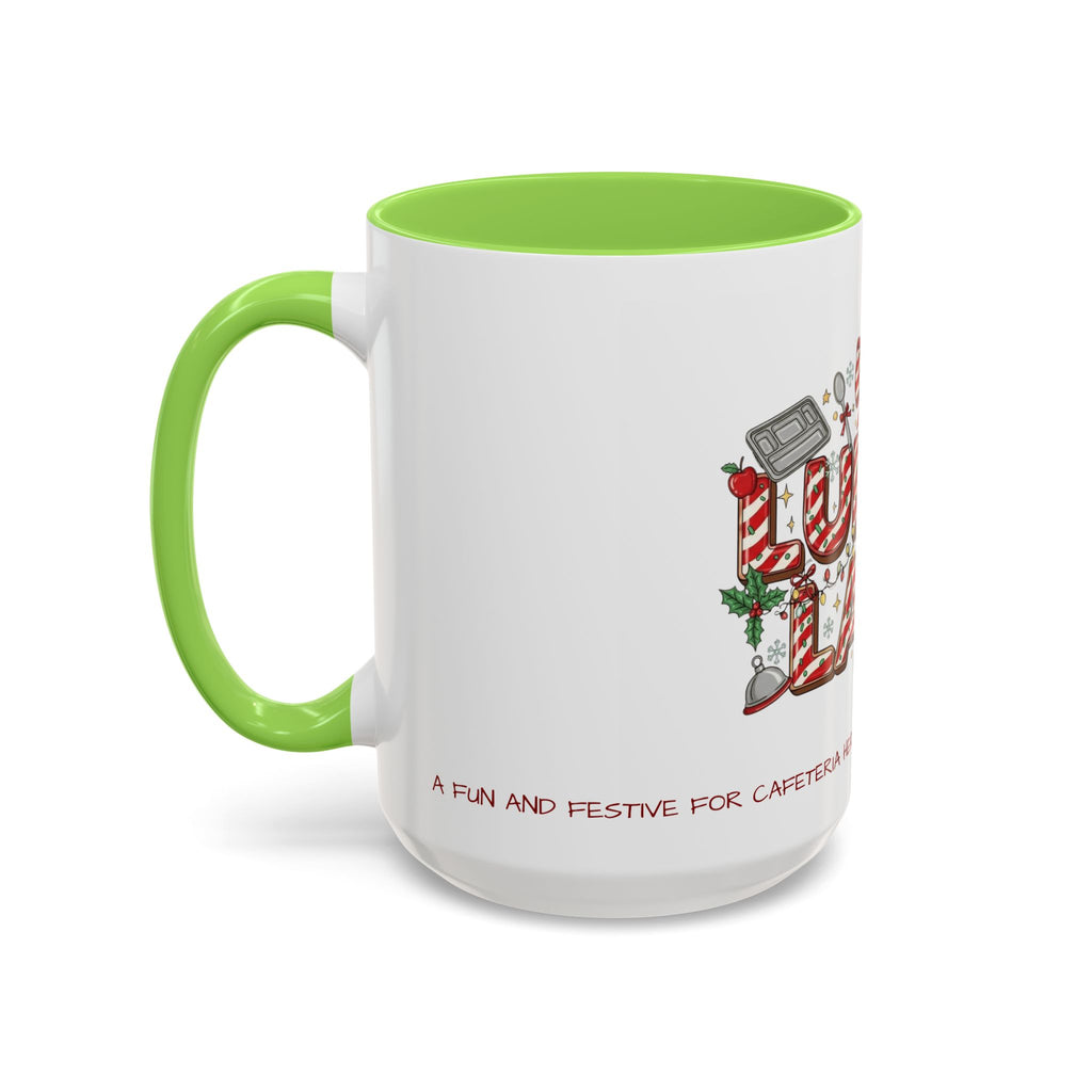 Lunch Lady Mug "Cafeteria Hero Who Feeds the Whole School With Love" | 11oz/15oz Gift  School Staff Christmas Mug Collection