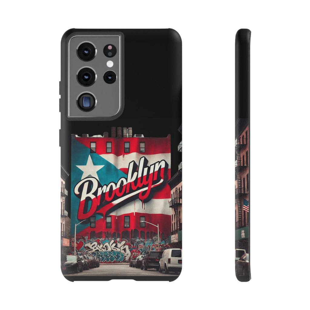 Brooklyn Street Art Phone Case  Urban Graffiti Protective Cover