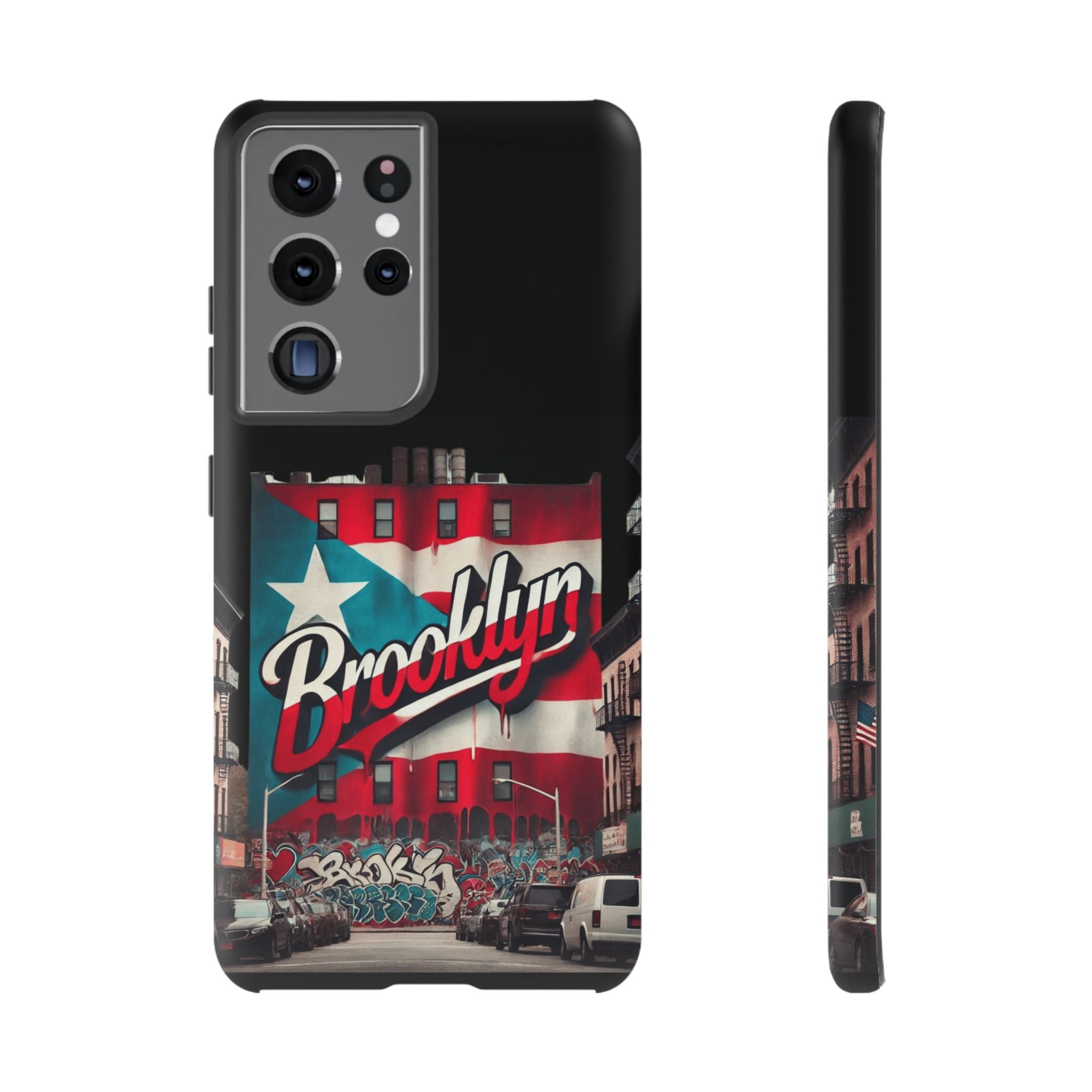 Brooklyn Street Art Phone Case  Urban Graffiti Protective Cover
