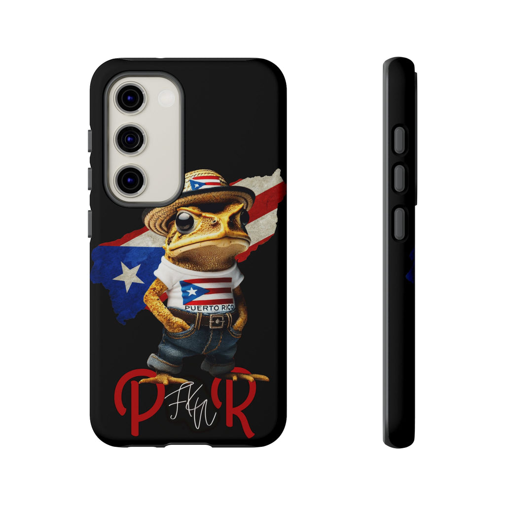 Puerto Rican Frog Tough Phone Case  Puerto Rico Flag Patriotic Protective Case
