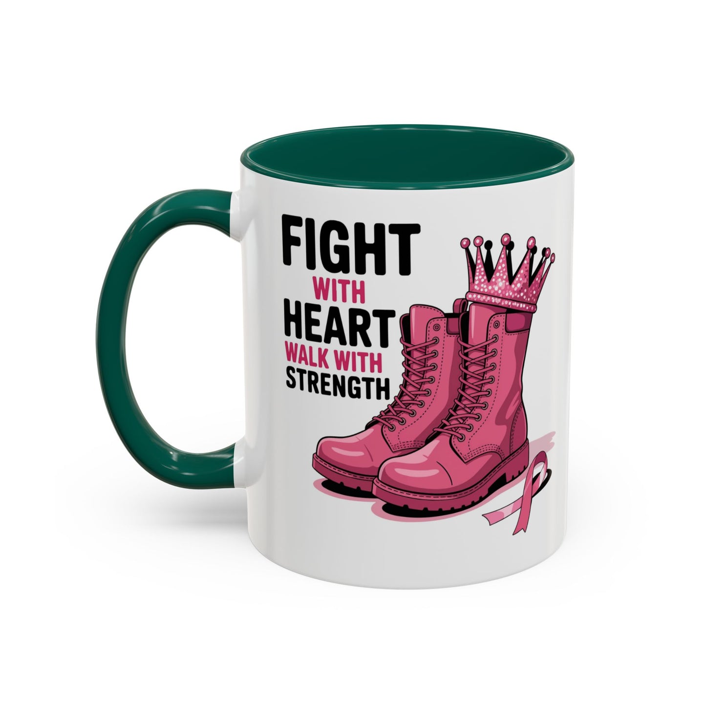 You Beat It! Cancer Survivor Mug | Motivational Gift for Her or Him | Warrior Mug