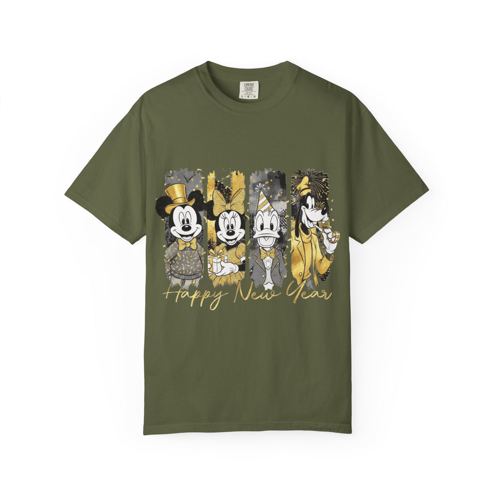 New Year Mickey & Friends T-Shirt  'Happy New Year' Graphic Tee