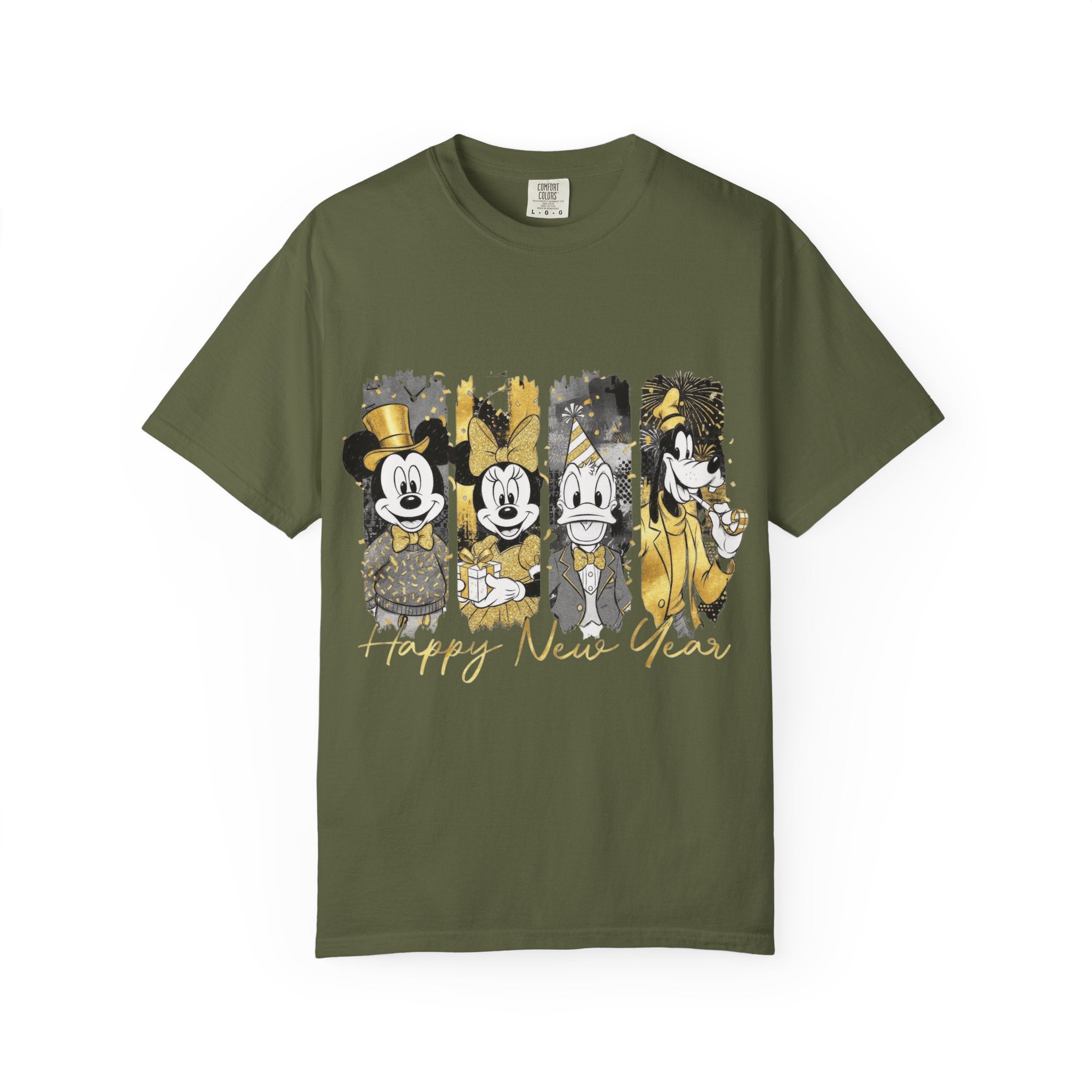 New Year Mickey & Friends T-Shirt  'Happy New Year' Graphic Tee