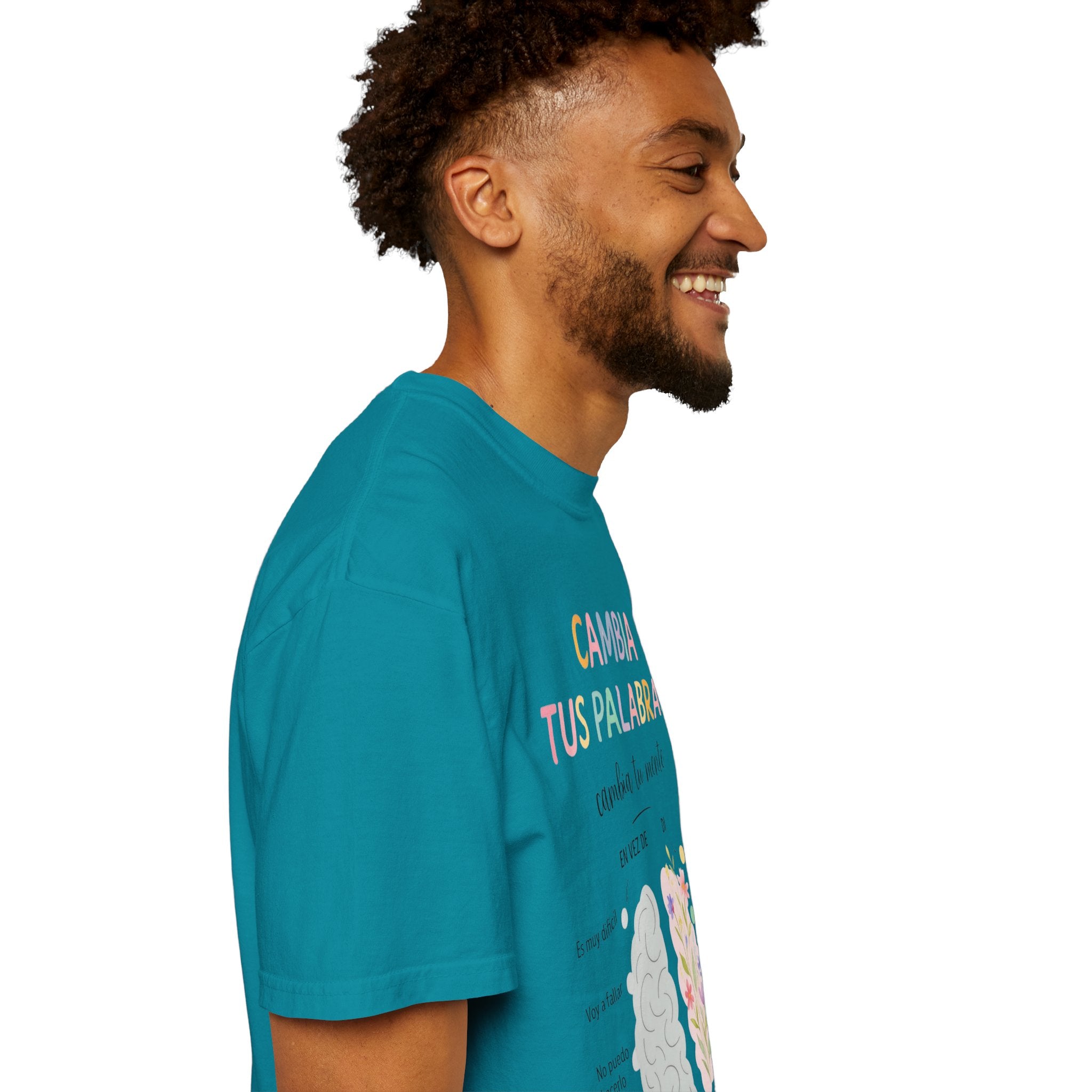 Cambia Tus Palabras Floral Positivity T-Shirt