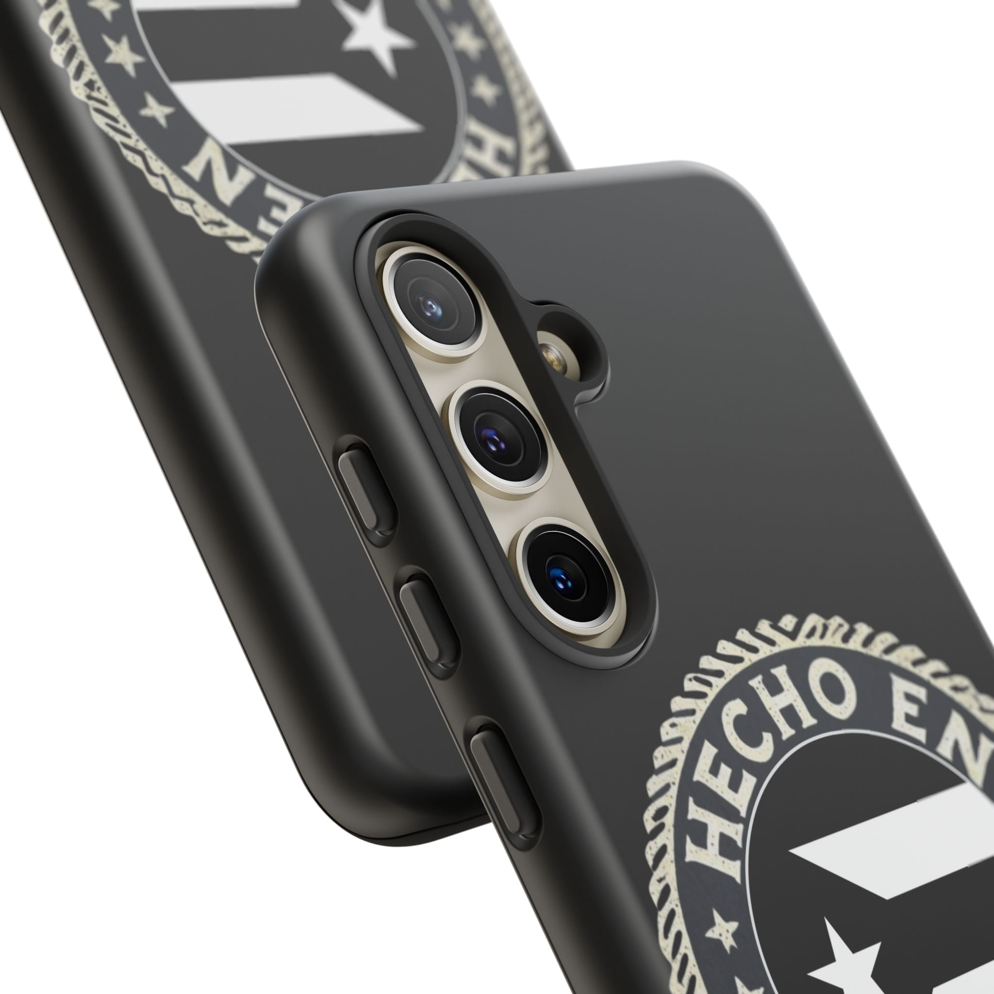 Hecho en Puerto Rico Phone Case  Puerto Rican Flag Emblem Tough Protective Cover